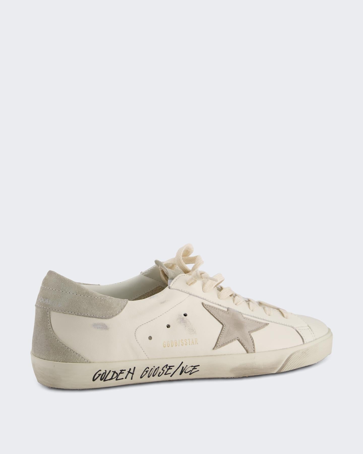 Heren Super-Star Sneaker Wit/Grijs