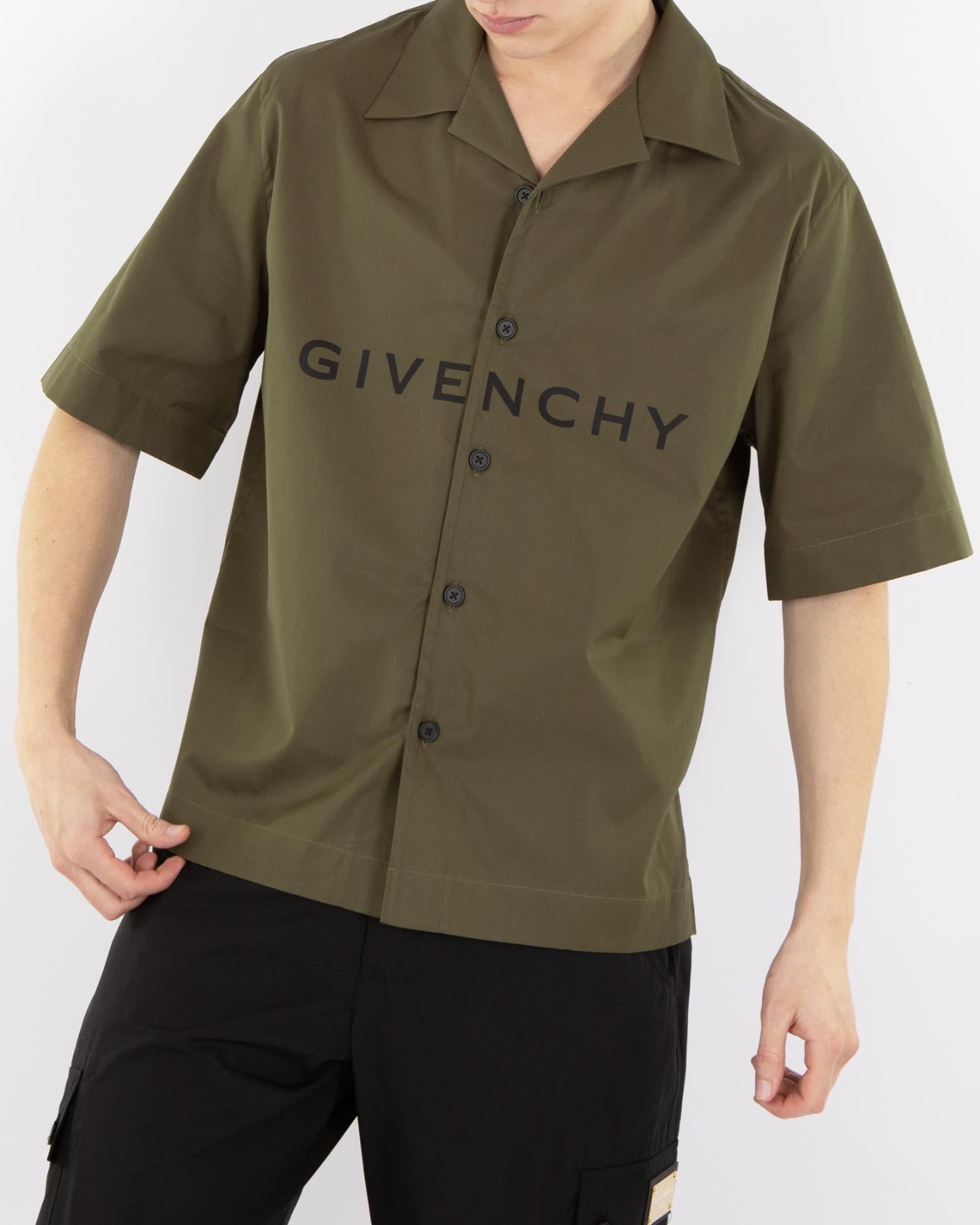 Heren Boxyfit Shirt Groen