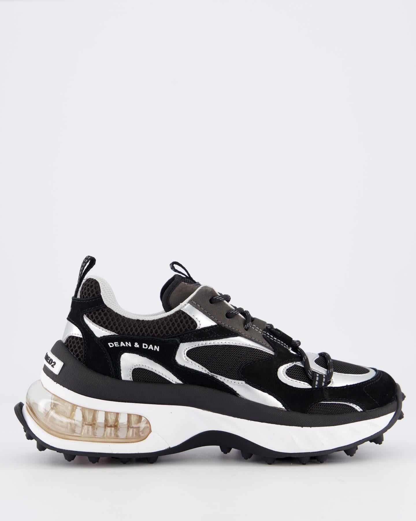 Dames Bubble Sneaker Zwart/Wit