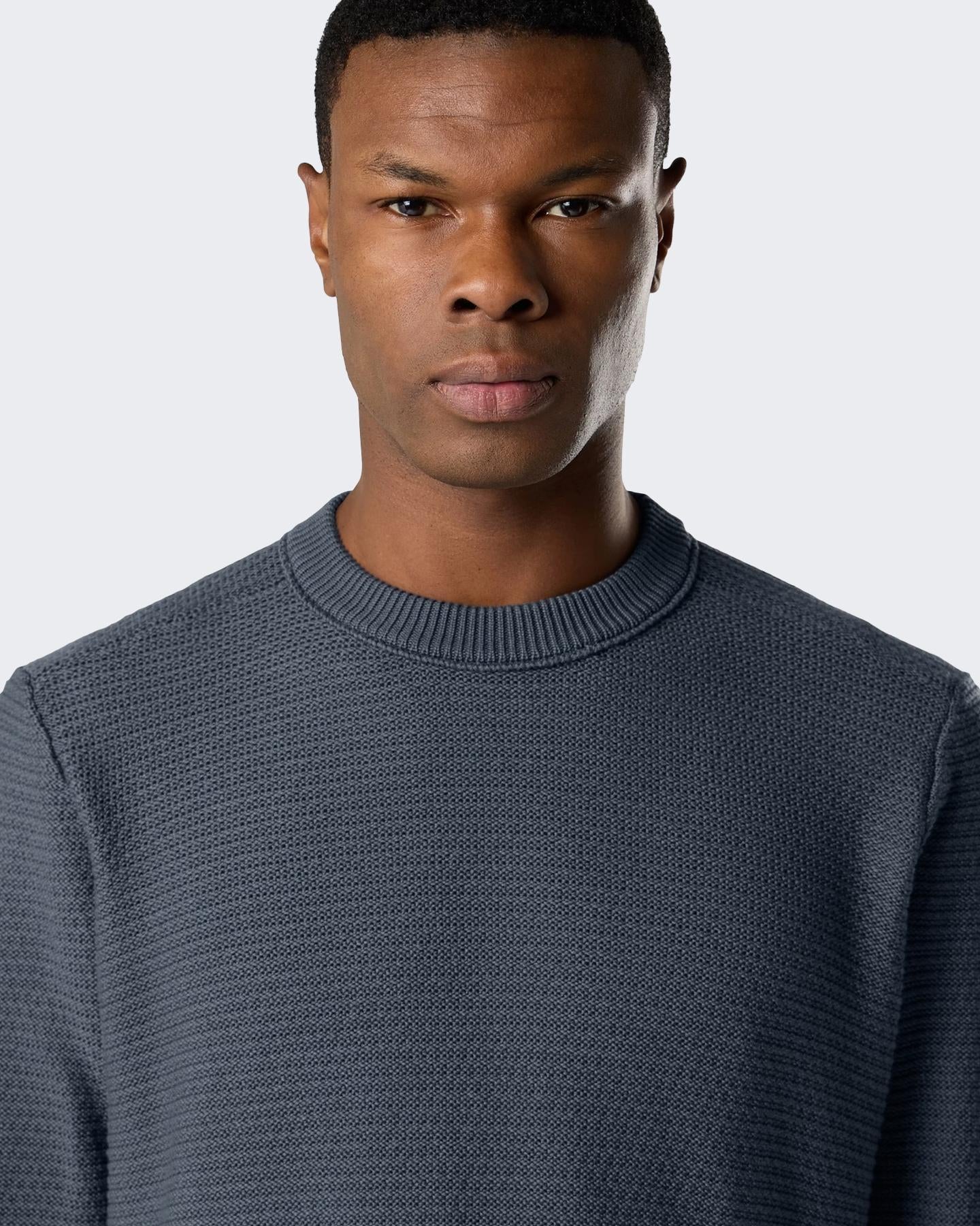 Stone Island Heren Ribbed Trims Ghost Blauw