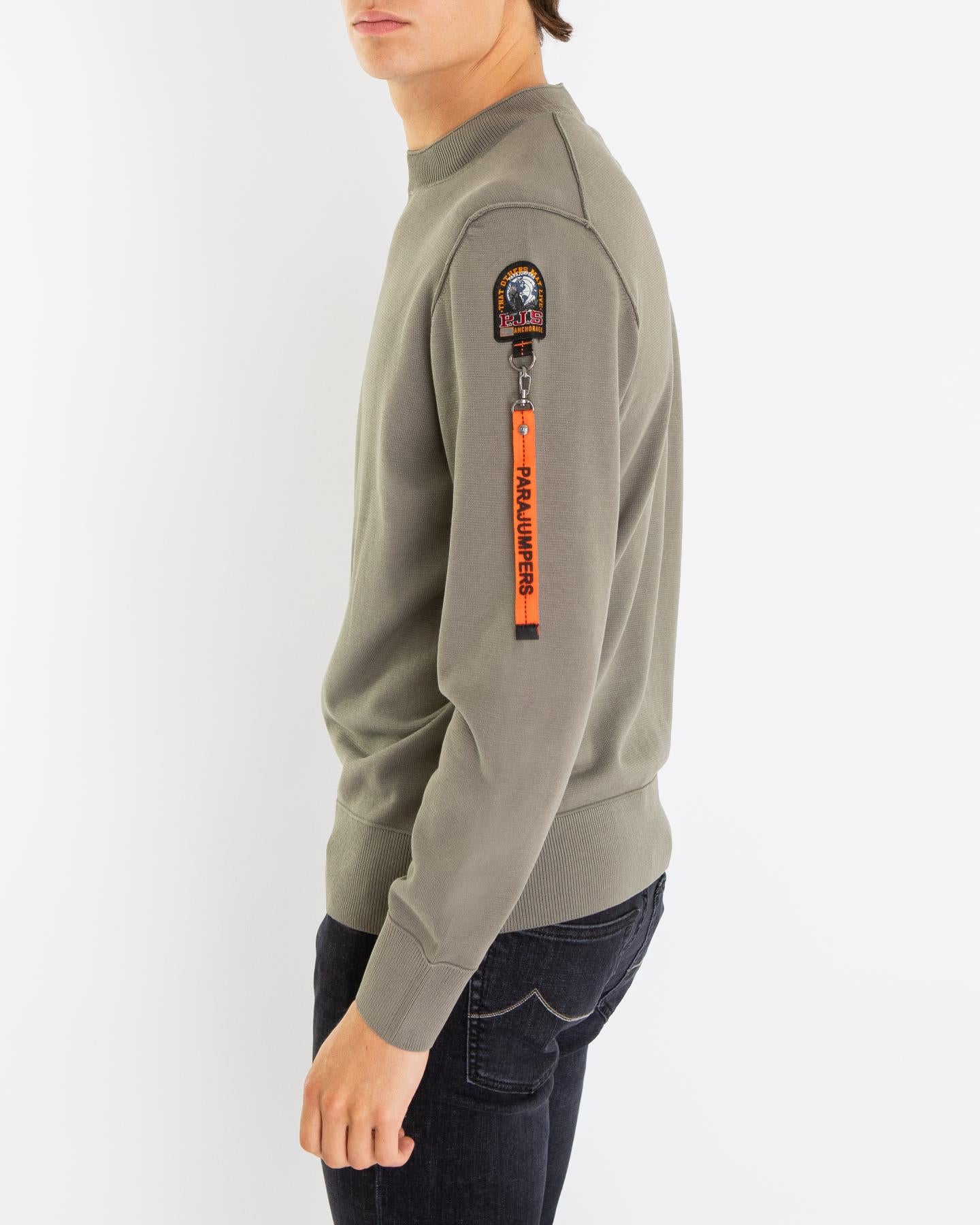 Heren Basic Braw Sweater Groen