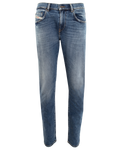 Herren D-Strukt Slim Fit Jeans Blau