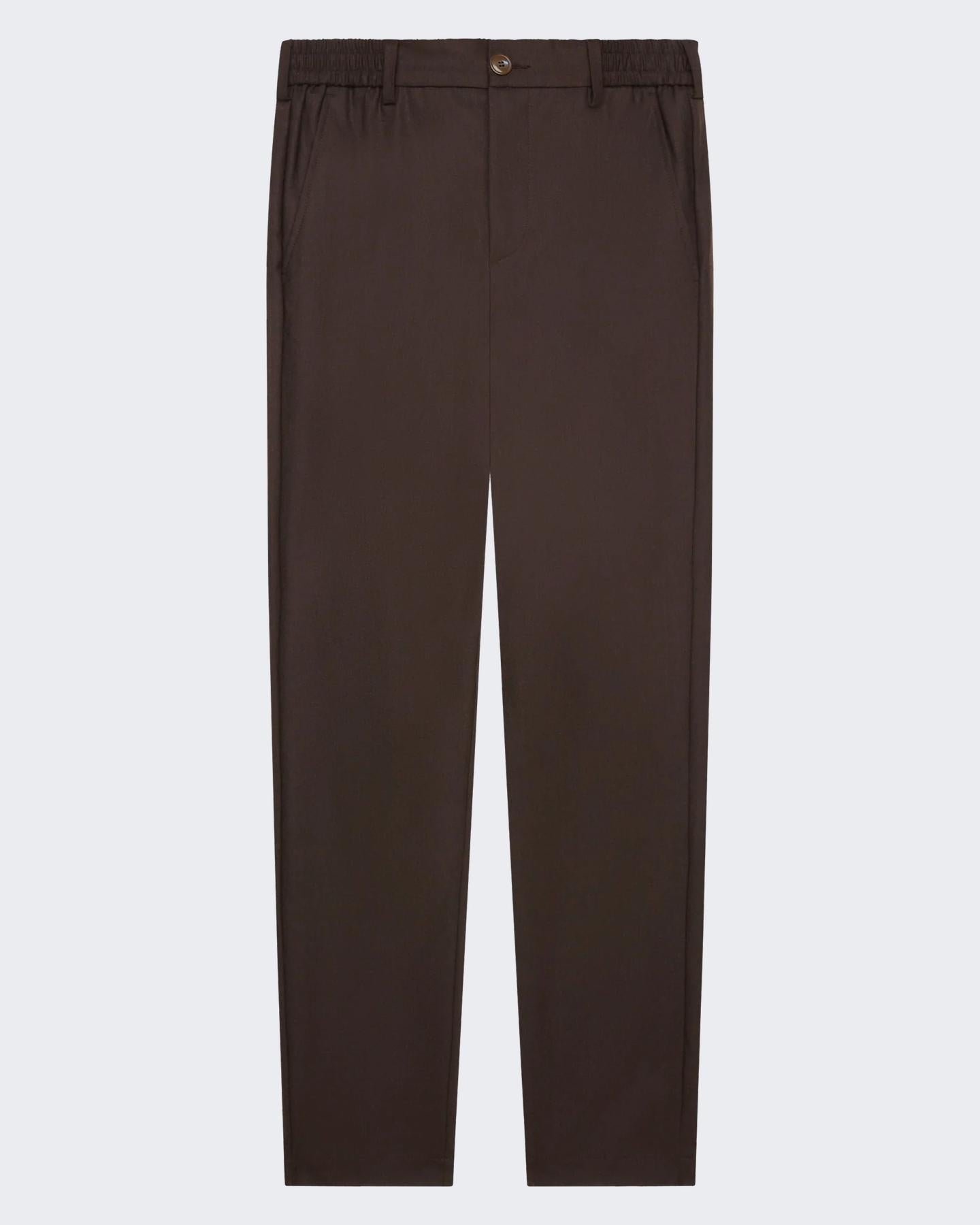 VALENZA Heren Flannel Stretch Tapered Trouse - Eleganza.nl
