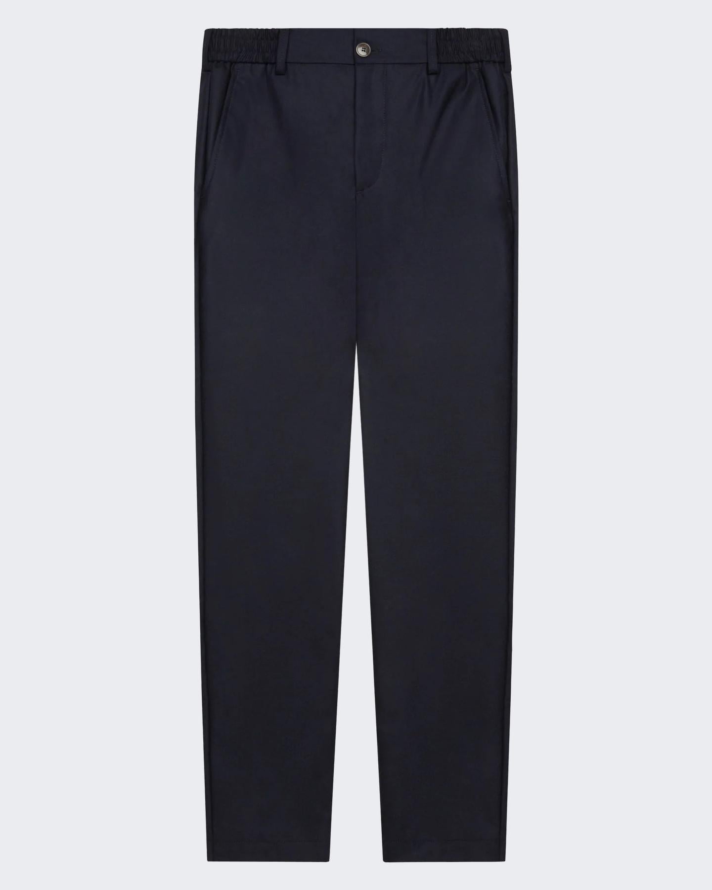 VALENZA Heren Flannel Stretch Tapered Trouse - Eleganza.nl