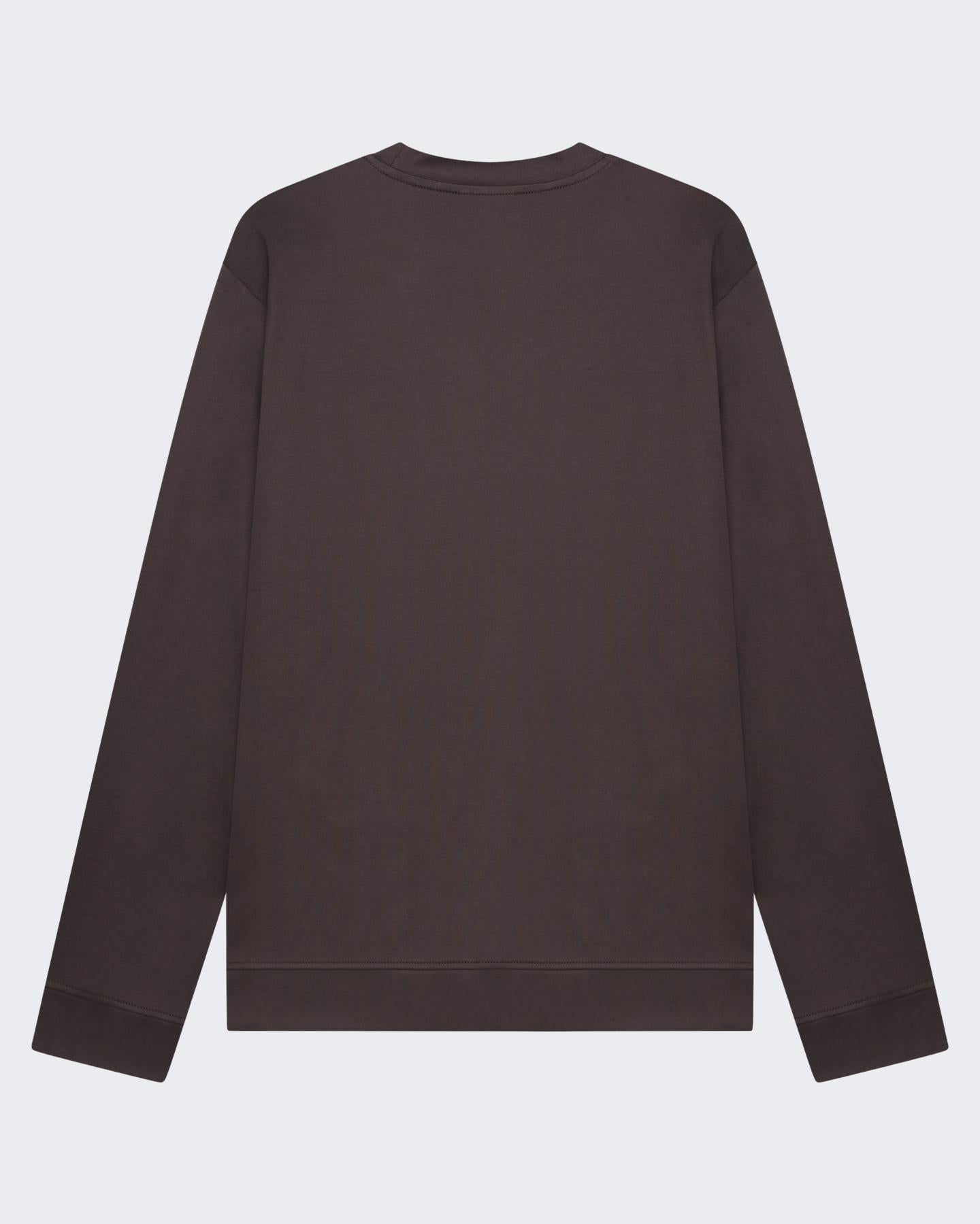 VALENZA Heren Heavy Supima Sweater Grijs - Eleganza.nl