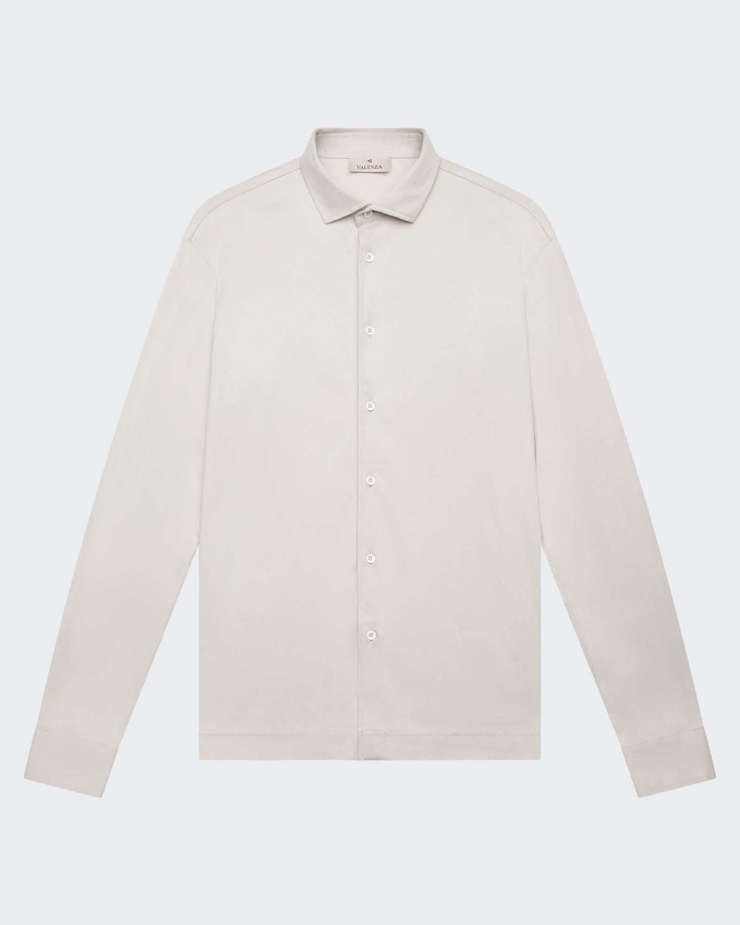 VALENZA Heren Interlock Supima Shirt L/S - Eleganza.nl