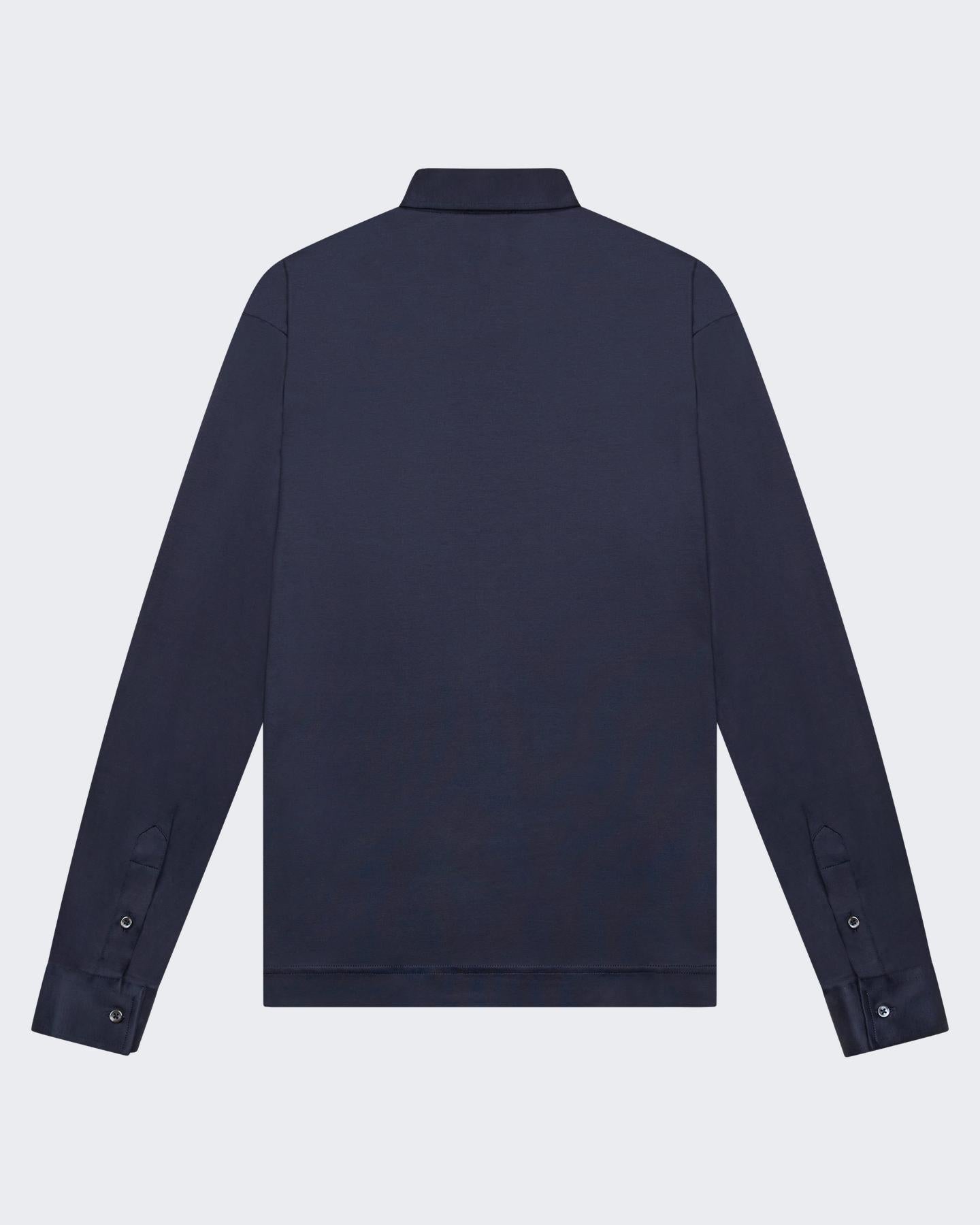 VALENZA Heren Interlock Supima Shirt L/S - Eleganza.nl
