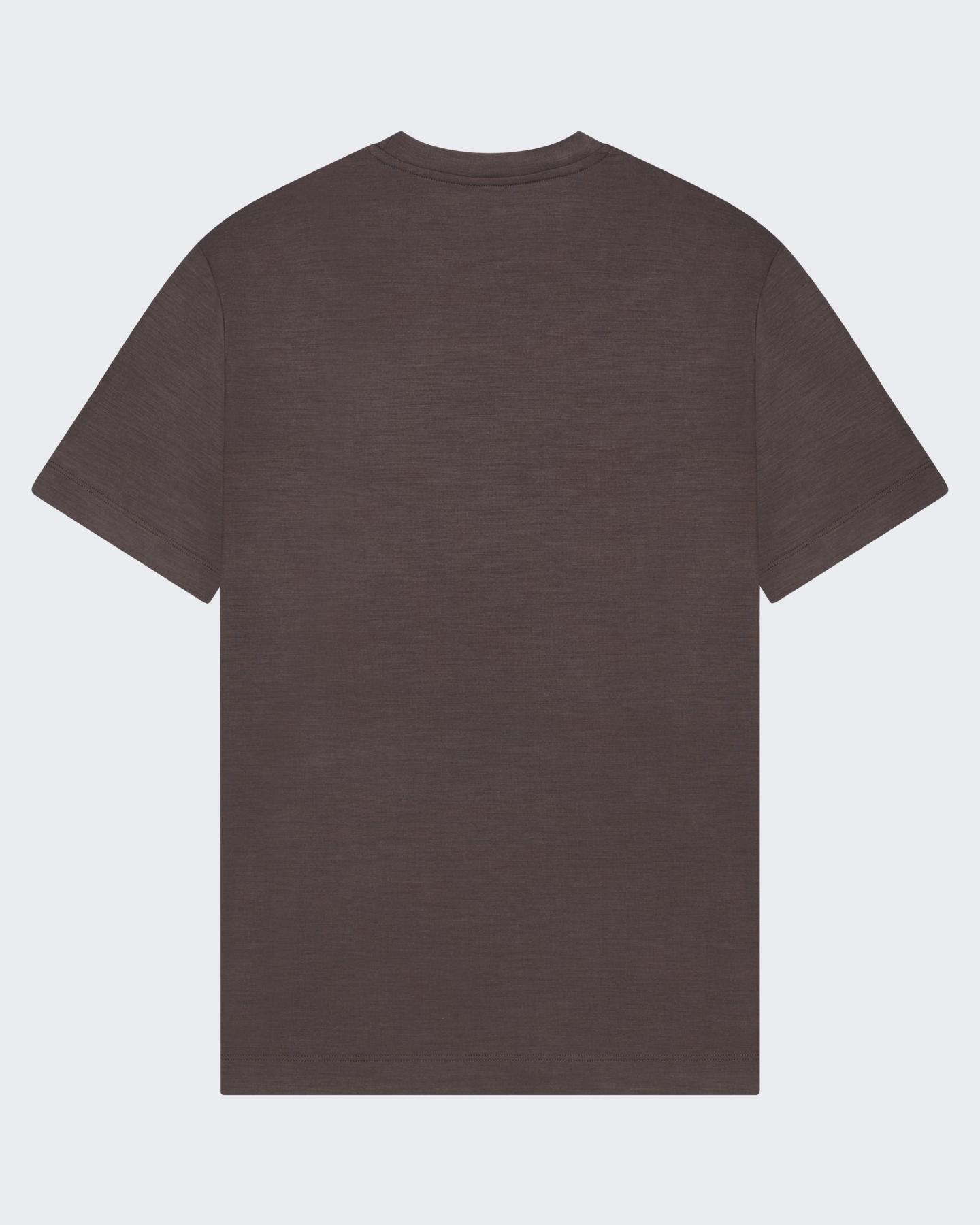 VALENZA Heren Merino T-Shirt Crew Neck - Eleganza.nl