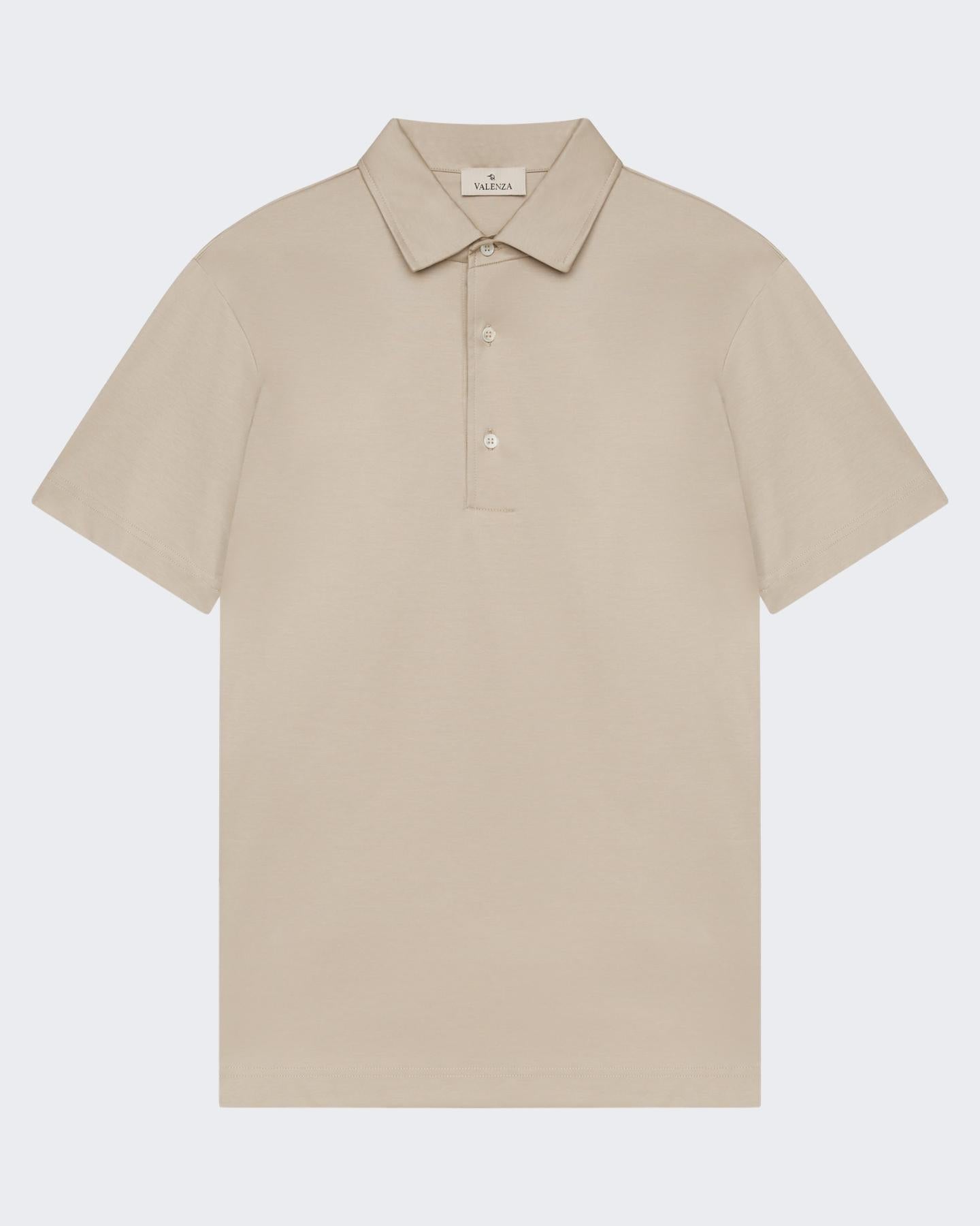VALENZA Heren Supima Polo Schiller Colllar - Eleganza.nl