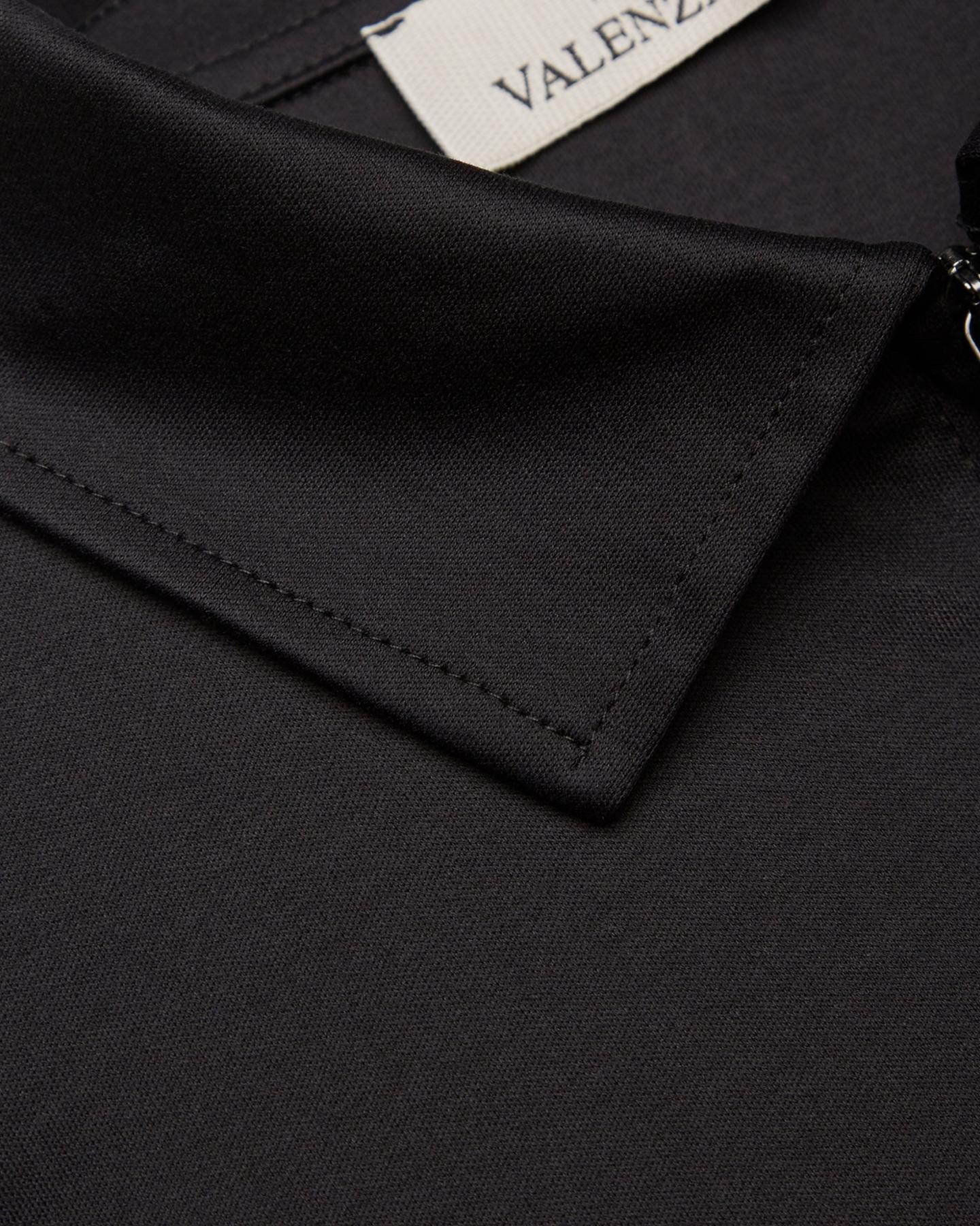 VALENZA Heren Supima Polo Zip Collar L/S - Eleganza.nl