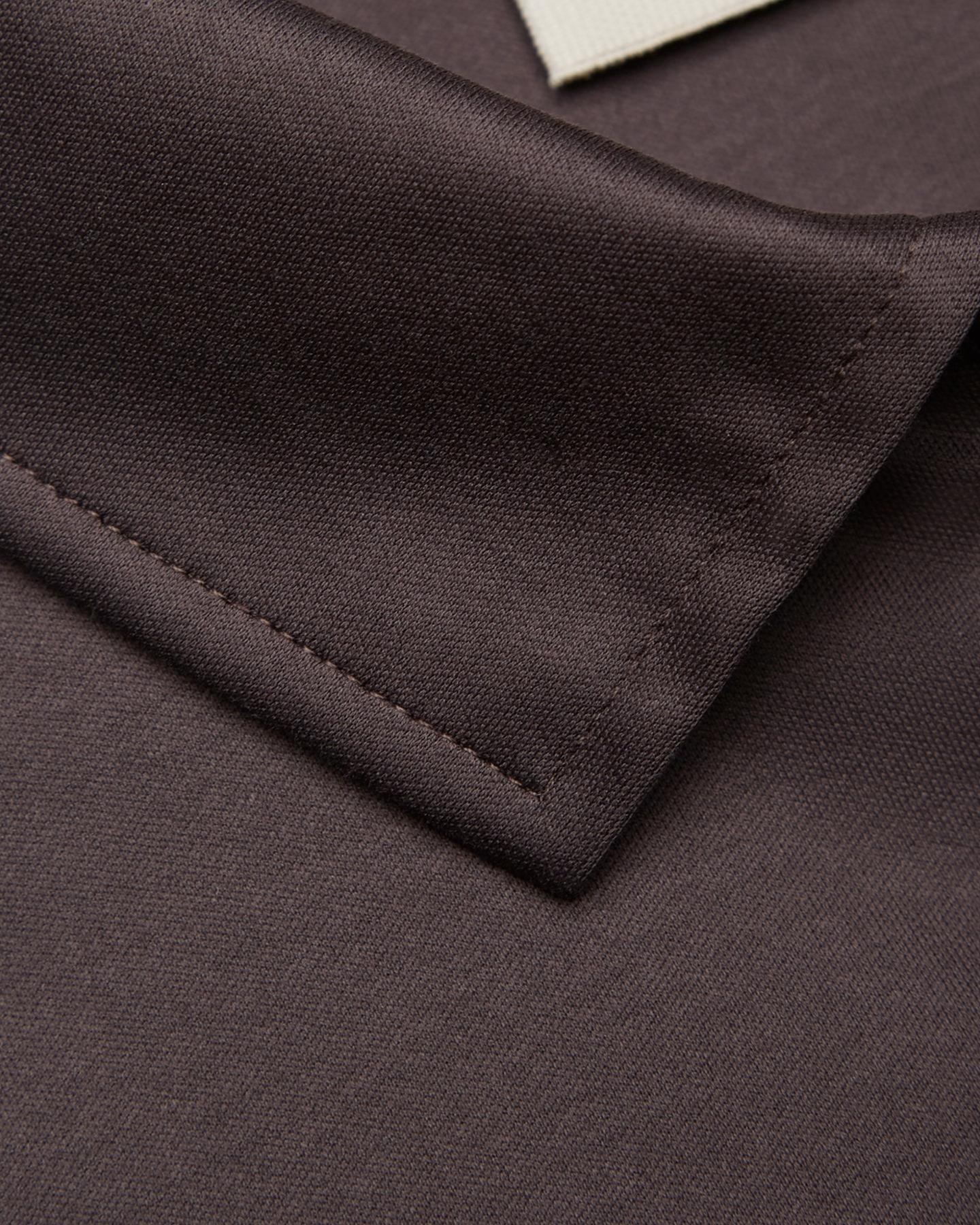 VALENZA Heren Supima Polo Zip Collar L/S - Eleganza.nl