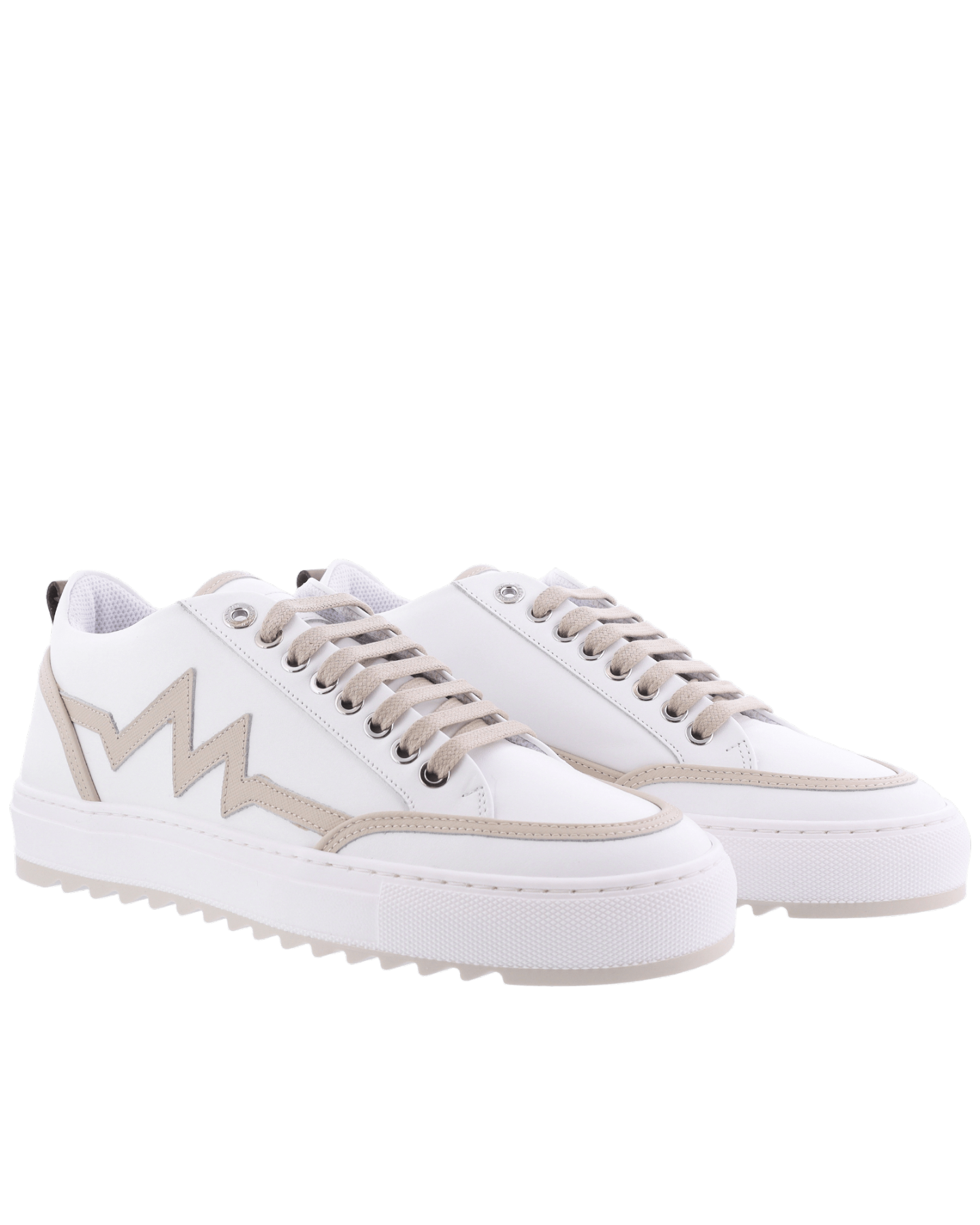 Heren Tia Sneaker Heartbeat Wit
