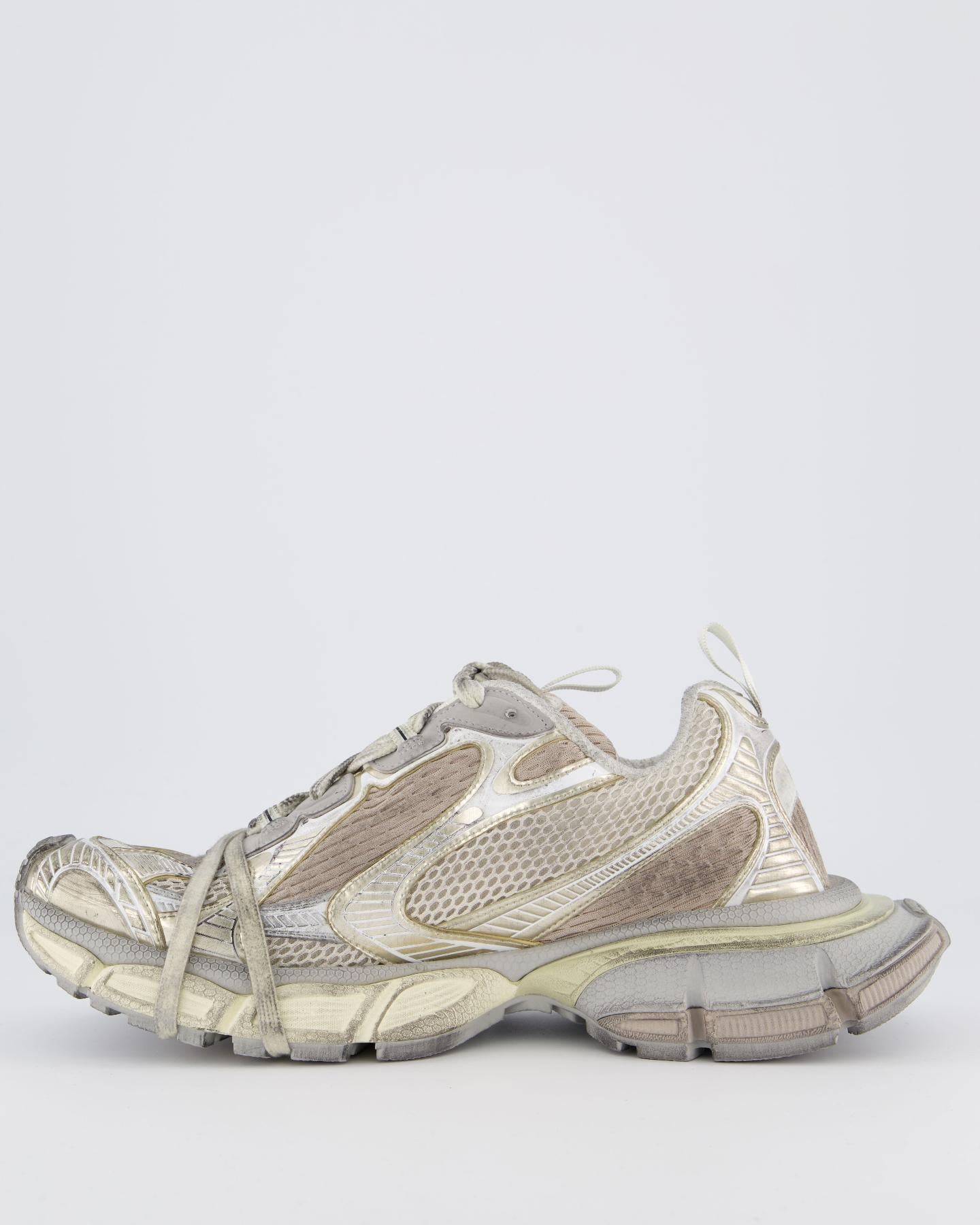 Heren 3Xl Monocolor Sneaker Eggshell