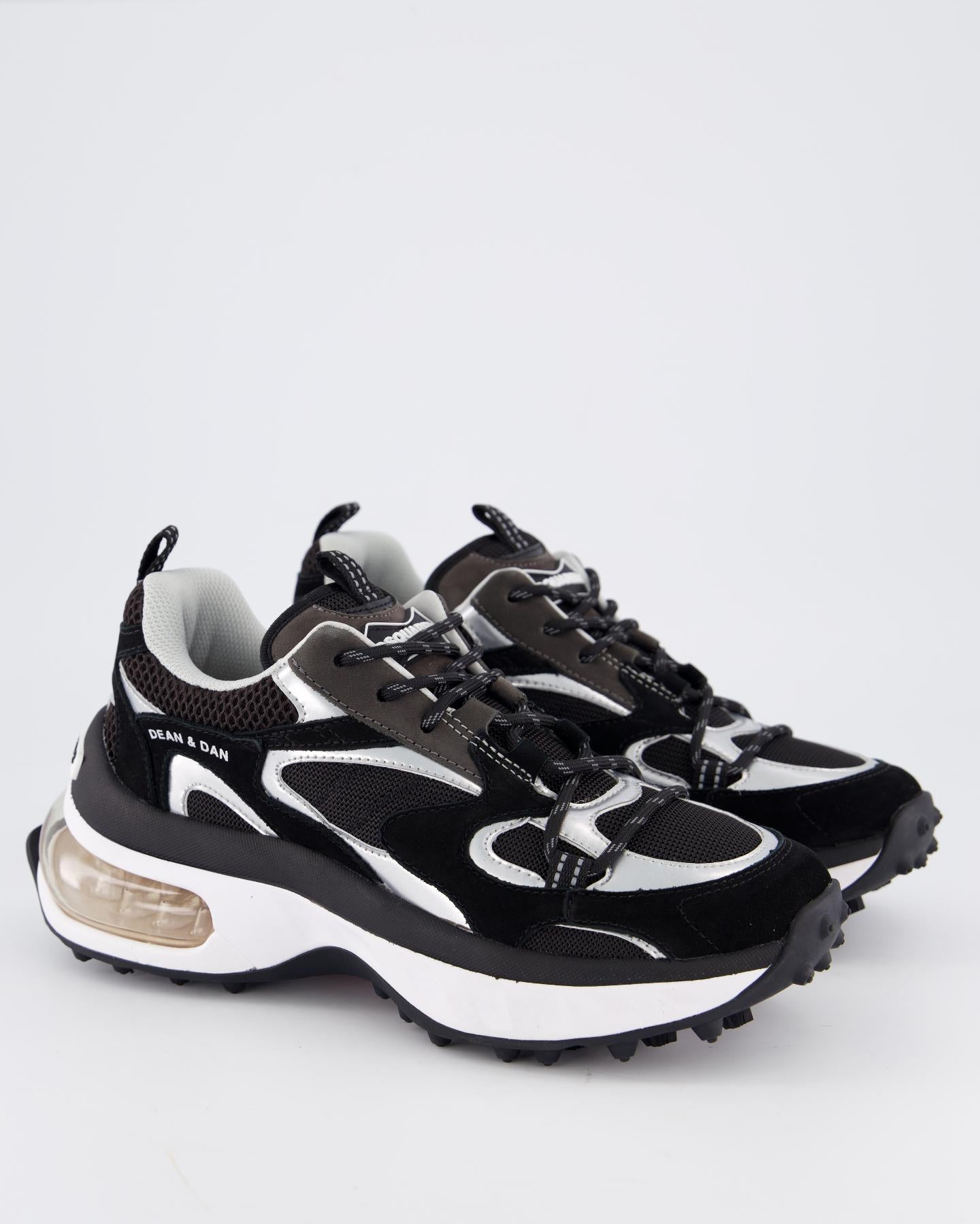 Dames Bubble Sneaker Zwart/Wit