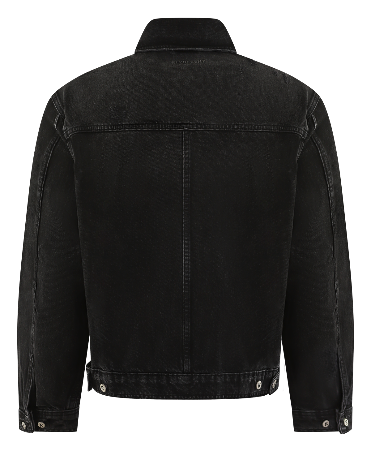 Heren Collared Denim Jacket