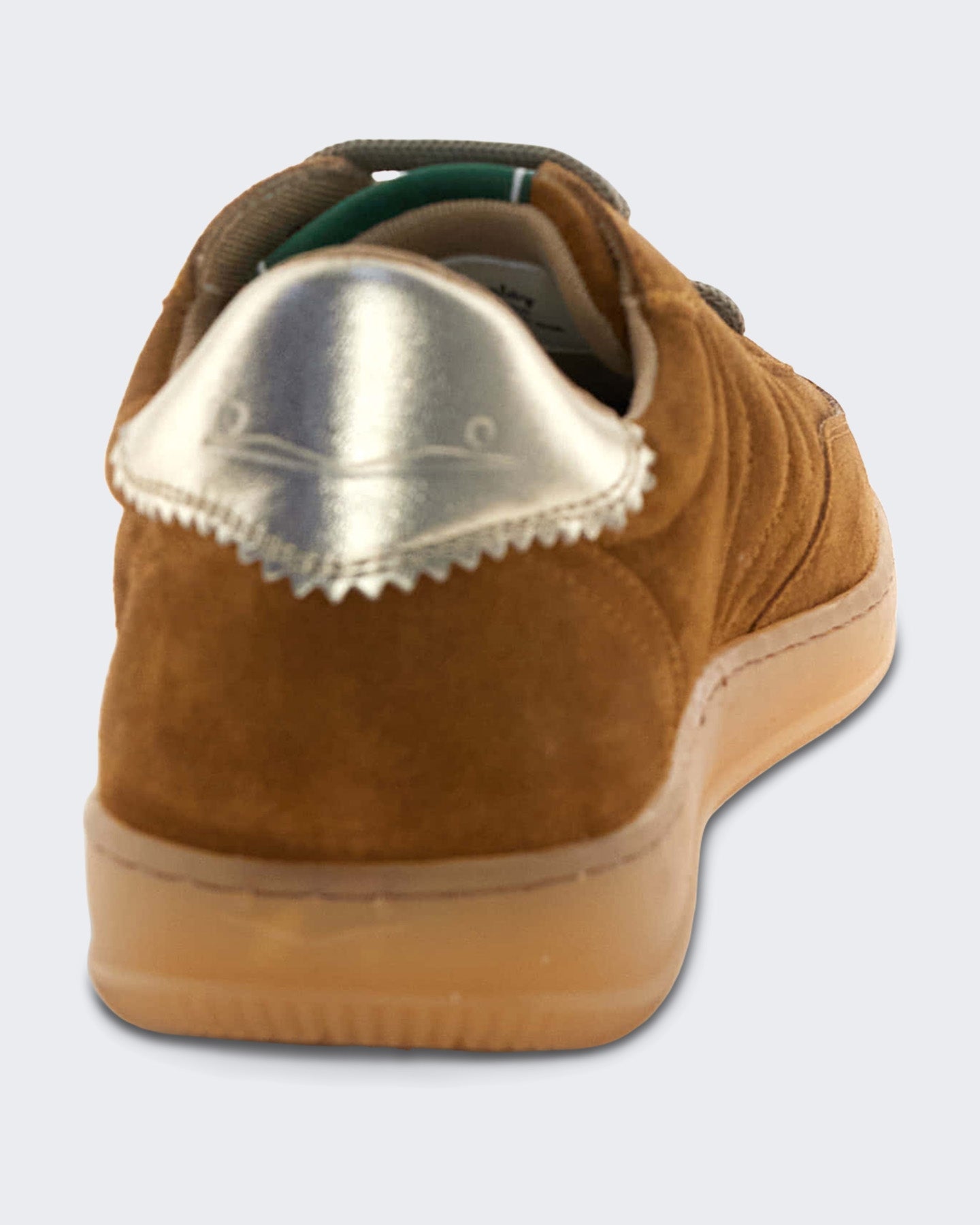 Voile Blanche Dames Leren sneaker met plateauzool Bruin - Eleganza.nl