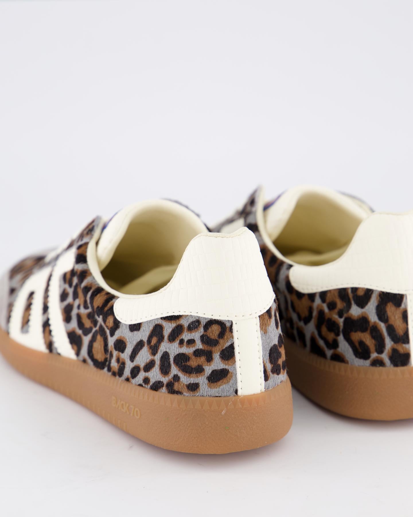 Dames Leopard Sneaker Blauw