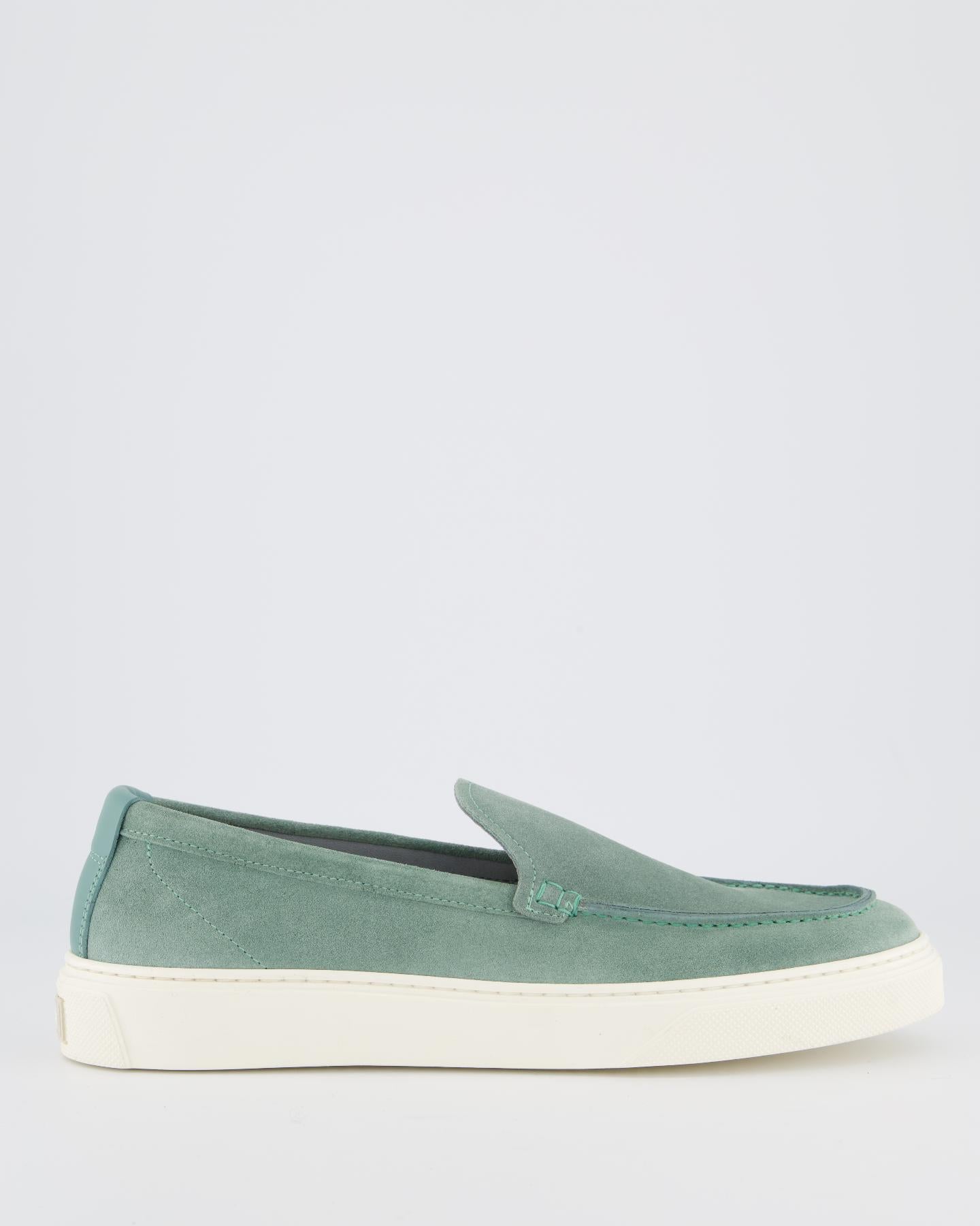 Heren Boat Slip On Loafer Groen