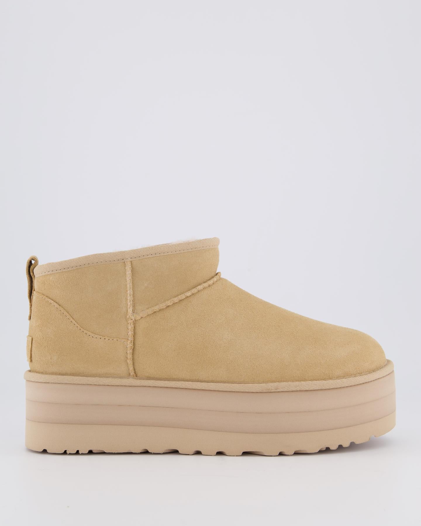 Dames Ultra Mini Platform Driftwood