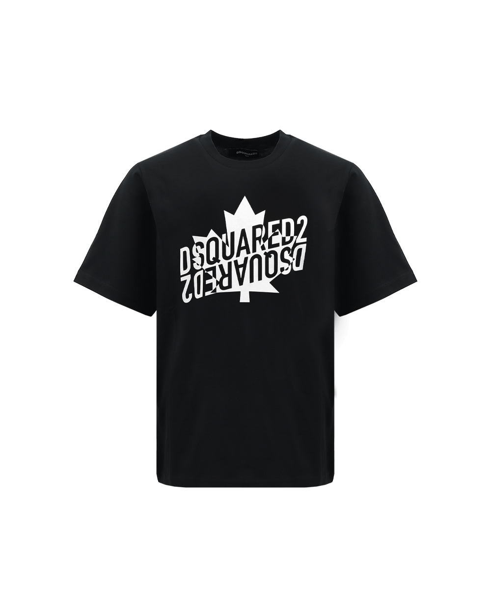 Kids Slouch Fit Maple Leaf Zwart