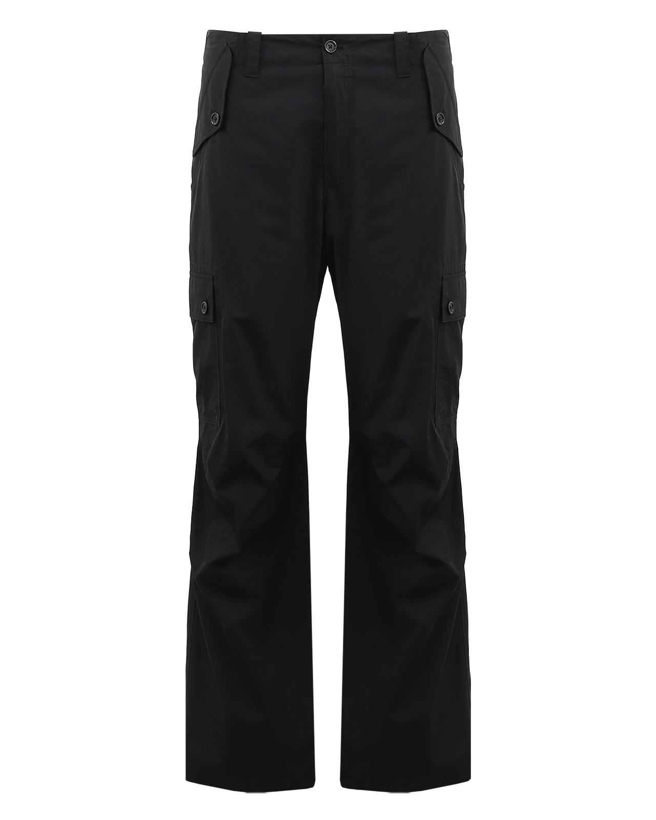 Heren Cotton Cargo BrandPlate Zwart