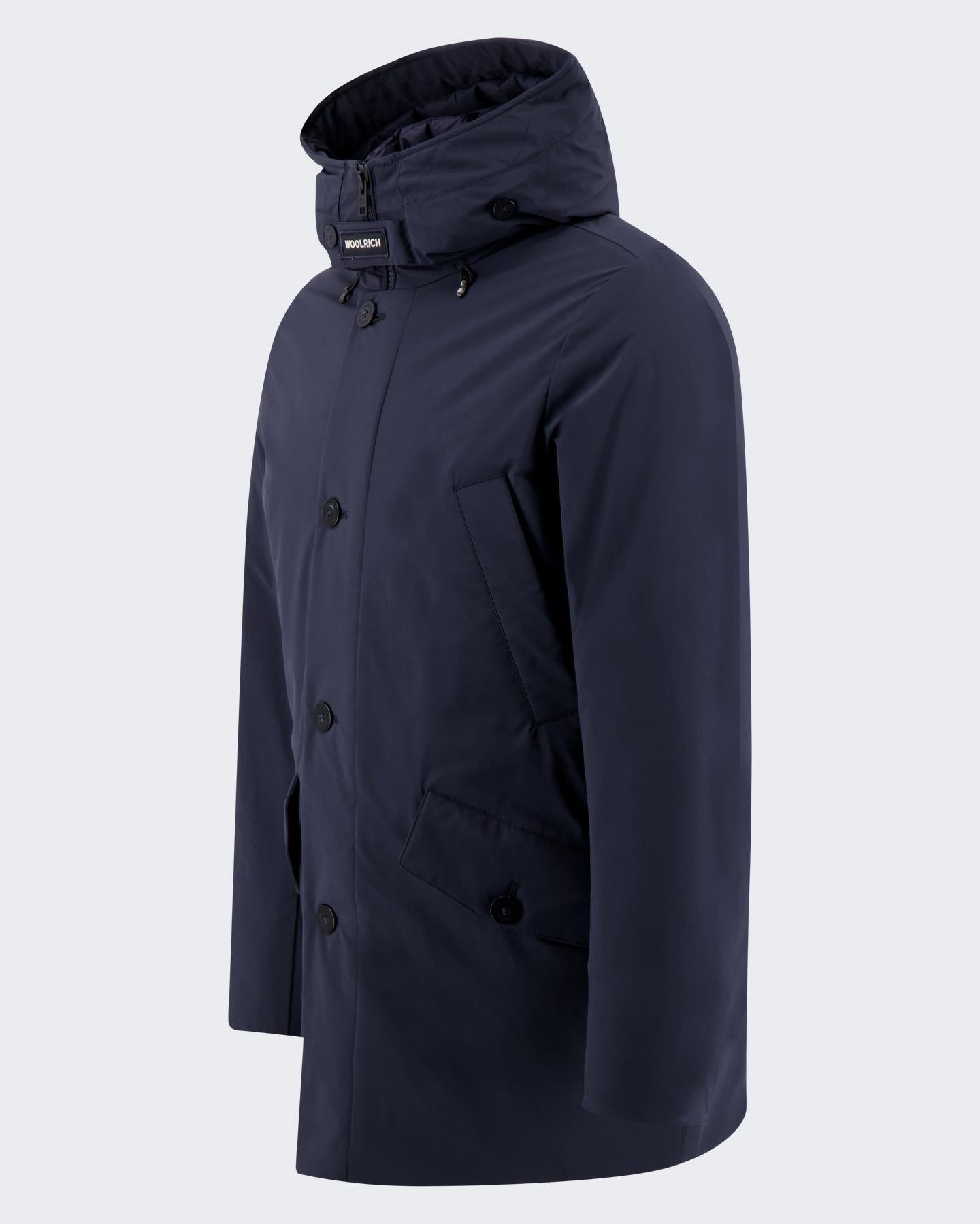 Heren Stretch Arctic Parka Blauw