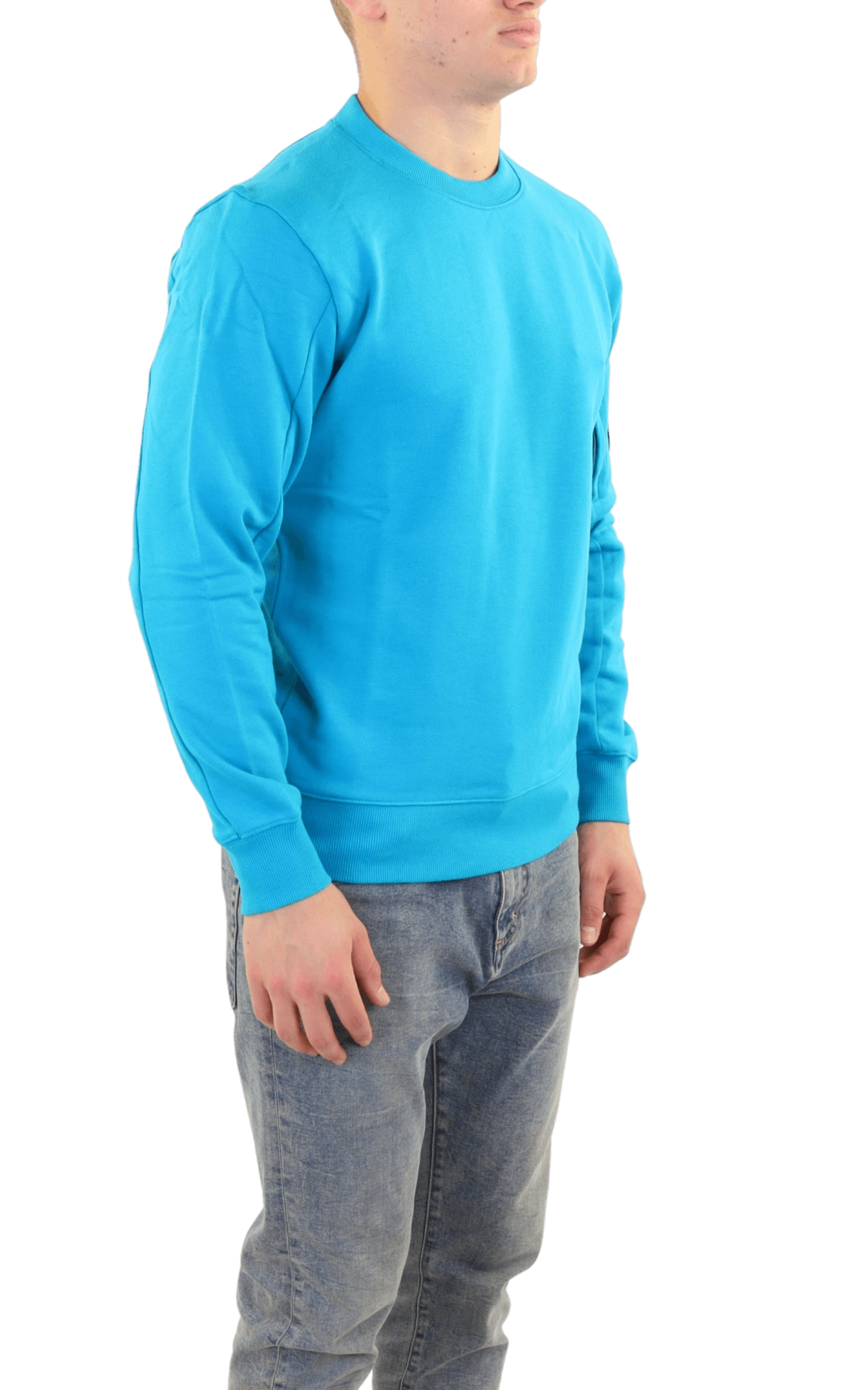 Heren Light Fleece Sweatshirt Blauw