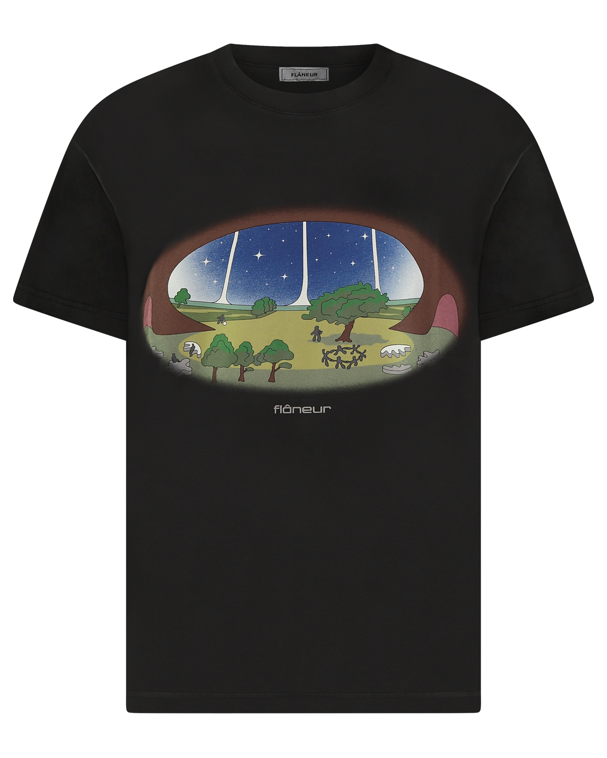 Heren Stardome T-Shirt Zwart