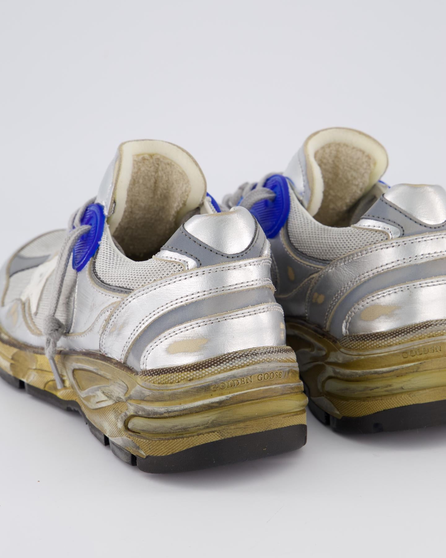 Dames Running Dad Metallic Zilver