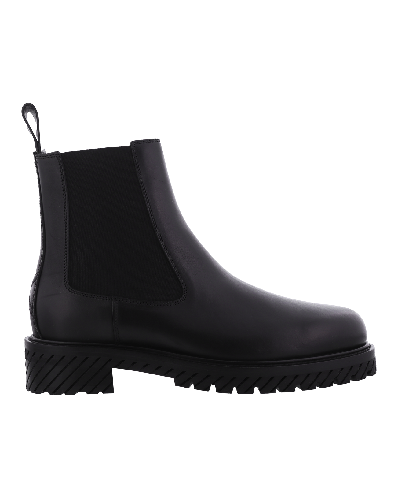 Heren Combat Chelsea Boot Zwart