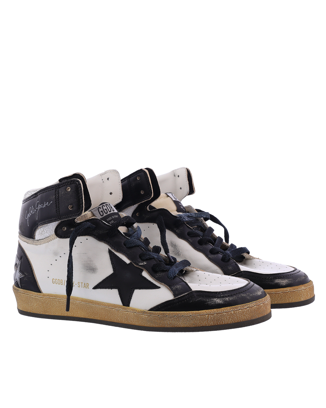 Heren Sky Star Sneaker WIt/Zwart