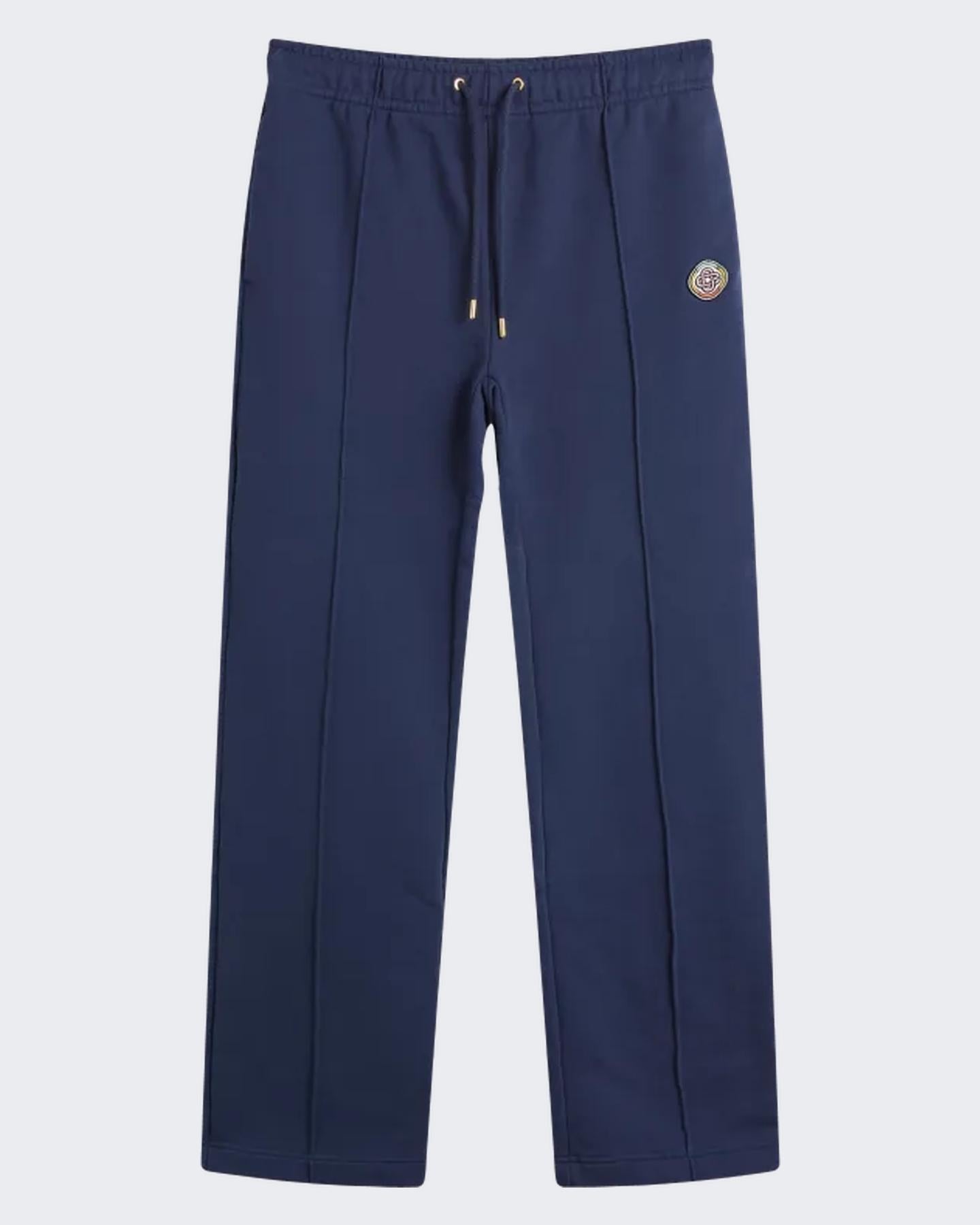 Heren Patch Open Hem Jogging Blauw