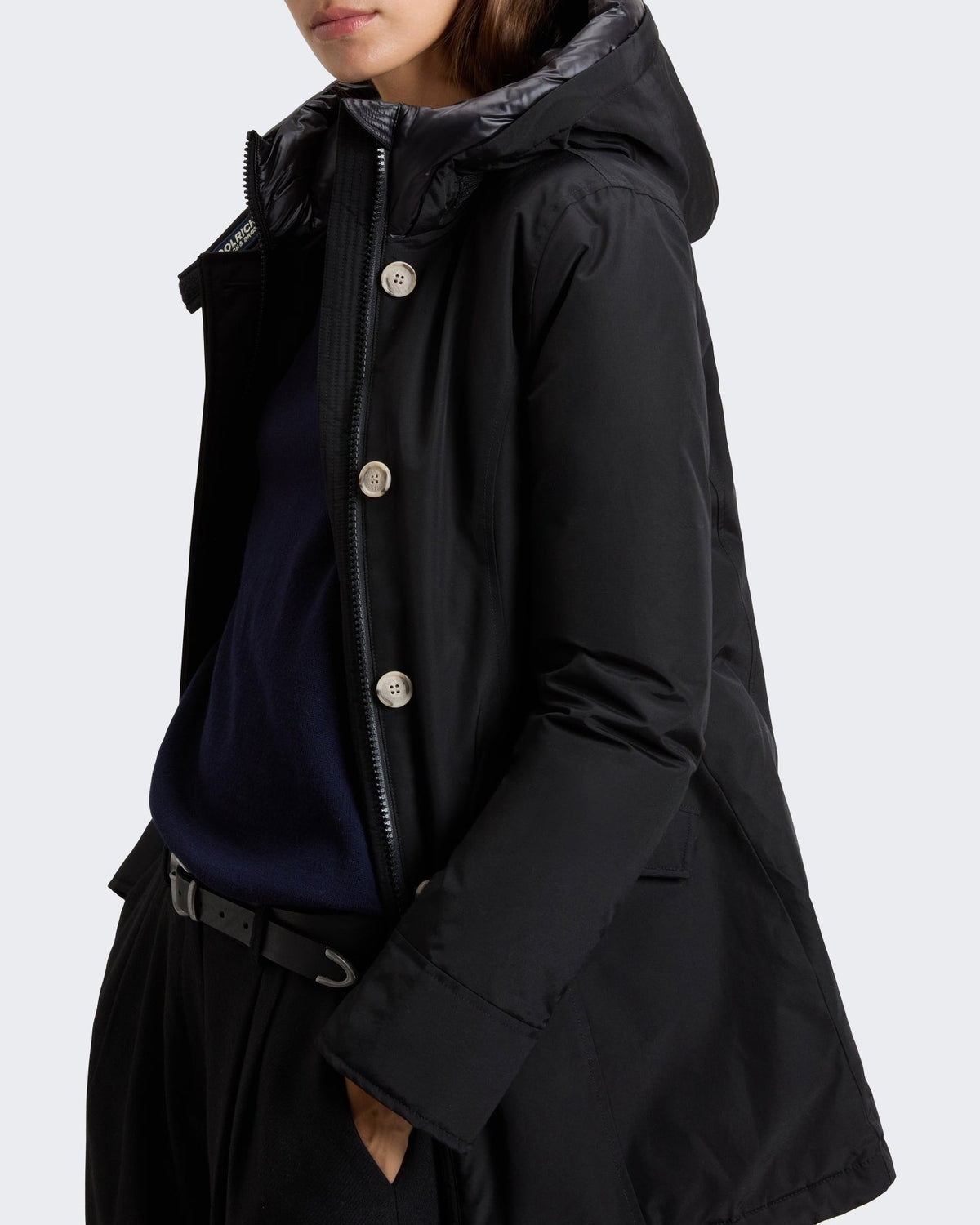Woolrich Dames Arctic Parka winterjas met capuchon Zwart - Eleganza.nl