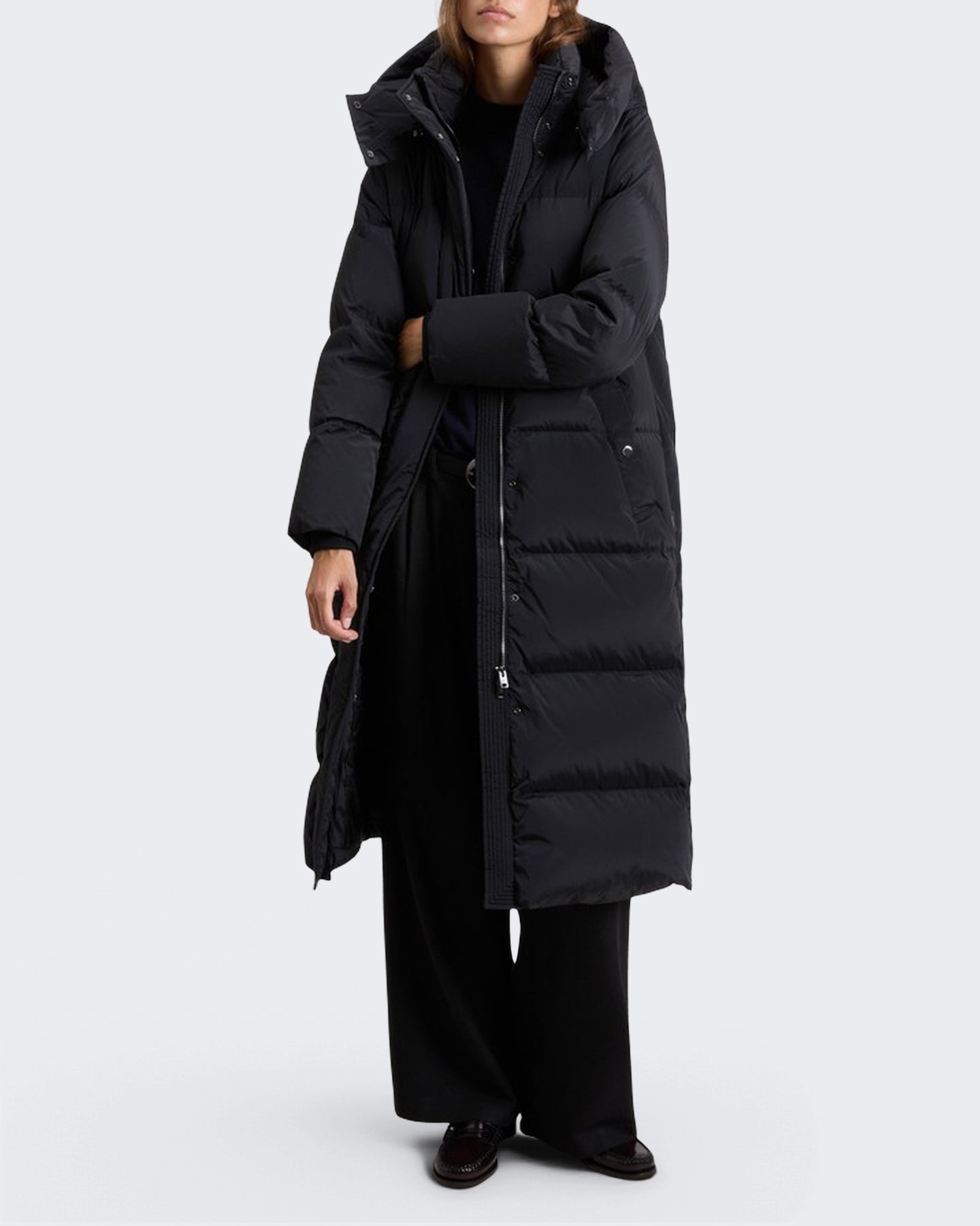 Woolrich Dames Kelly lange parka zwart - Eleganza.nl