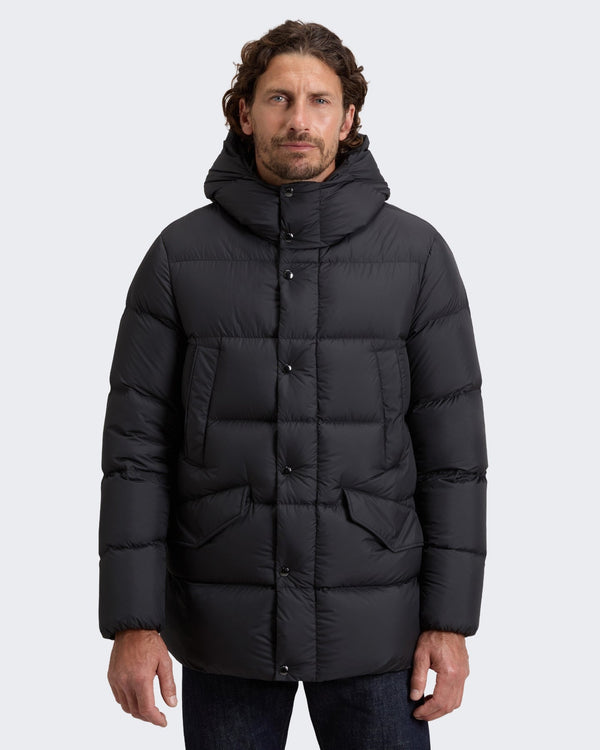 Herren Cloud Davis Parka Schwarz