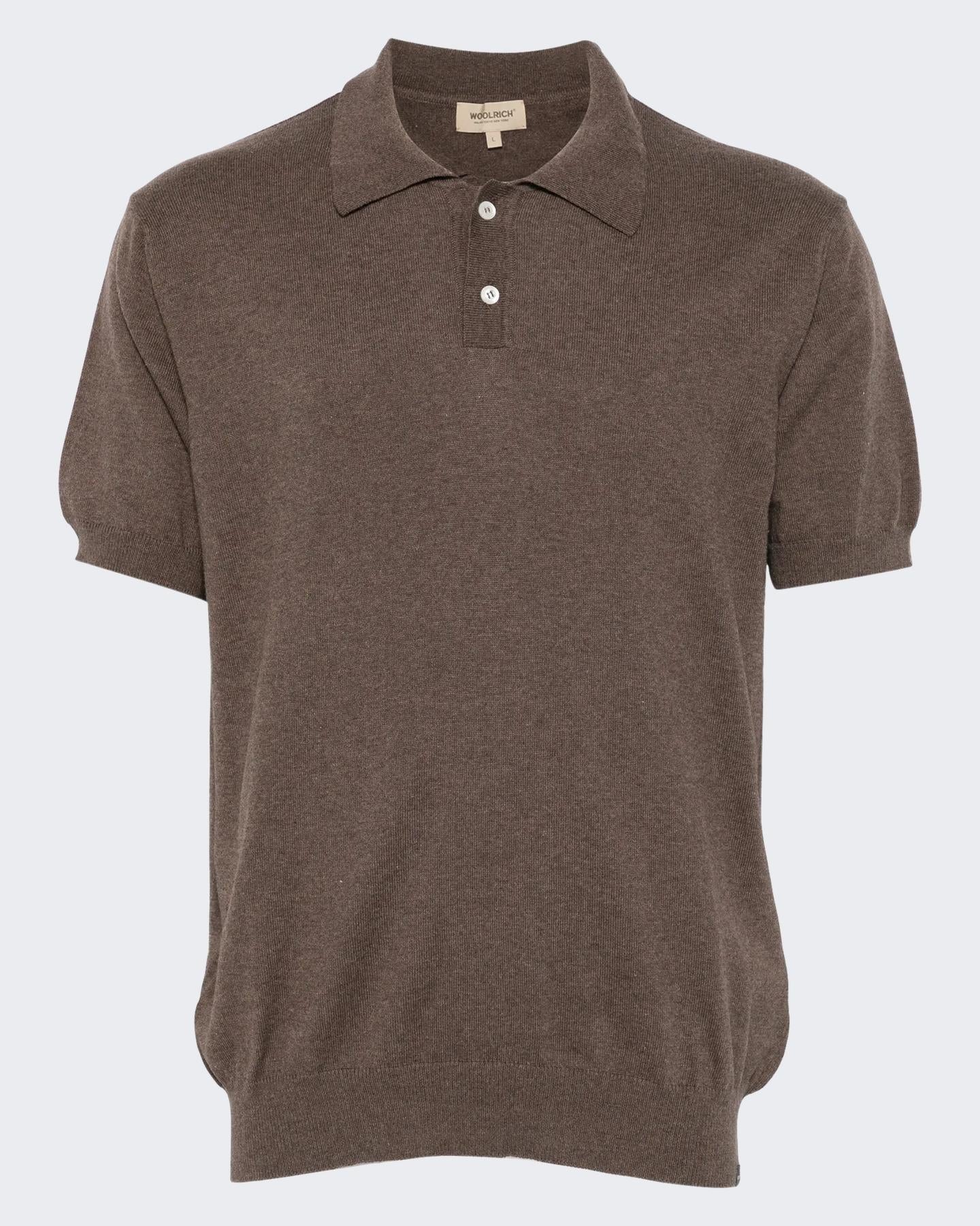 Woolrich Heren Knitted Polo - Eleganza.nl