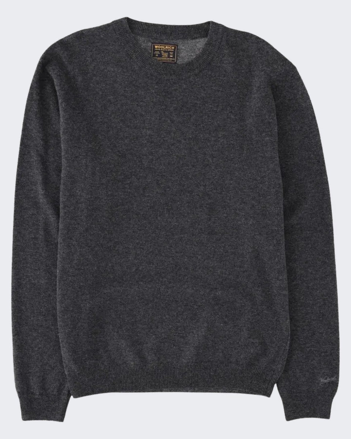 Woolrich Heren Lambswool Crewneck Gg12 Grijs - Eleganza.nl