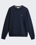 Heren Logo sweater met ronde hals Blauw — huidige kleur