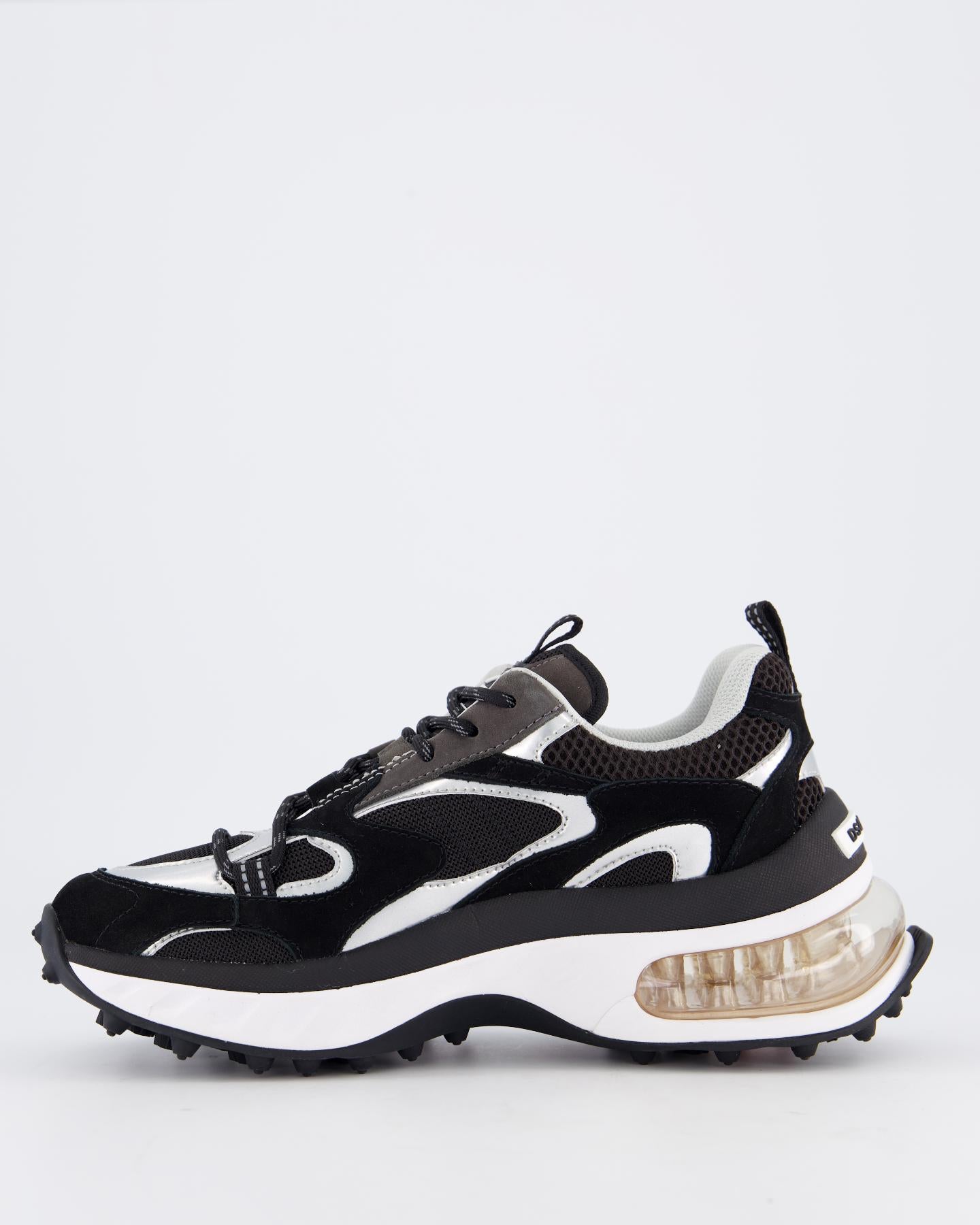 Dames Bubble Sneaker Zwart/Wit