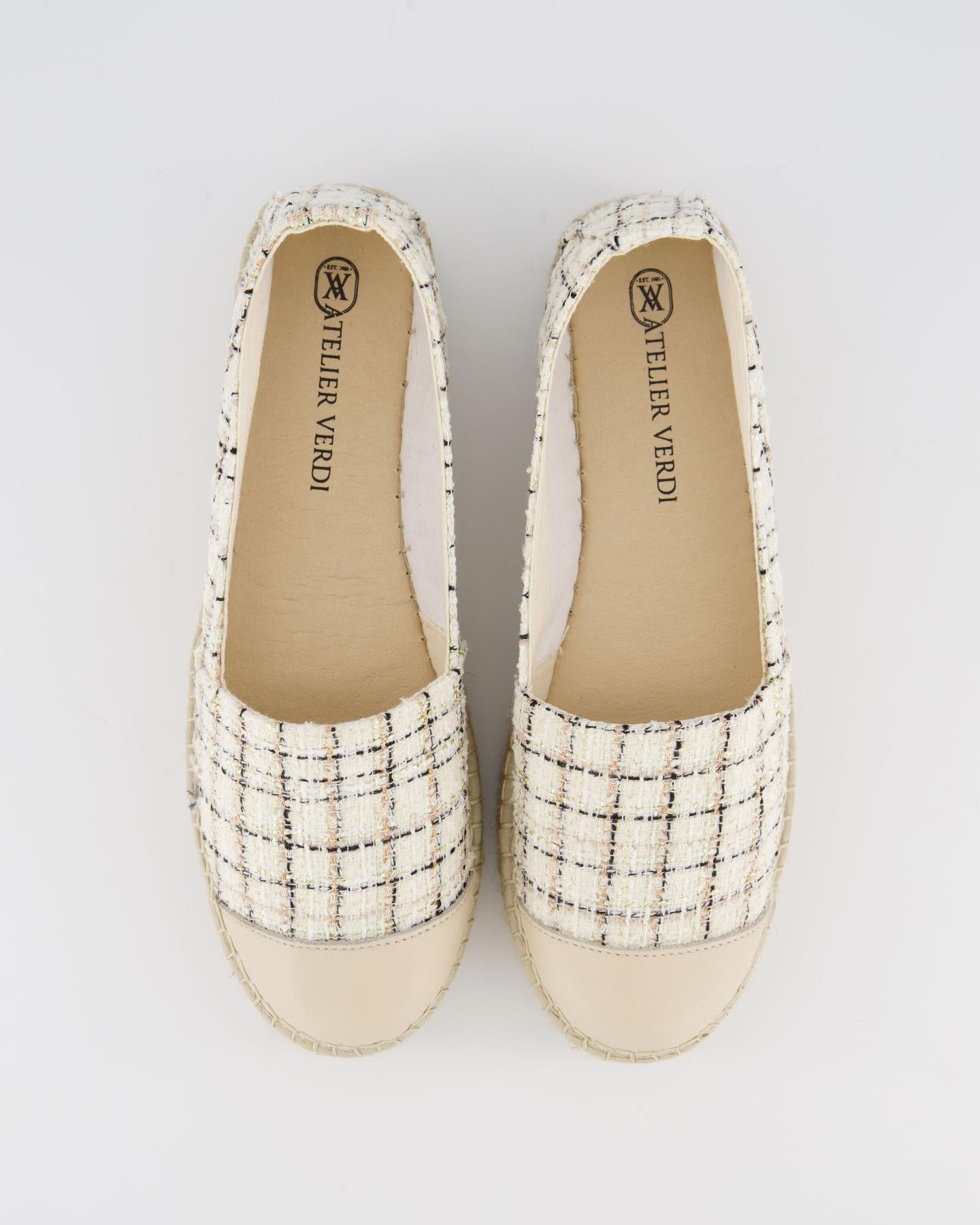 Dames Isabella Loafer Wit/Beige