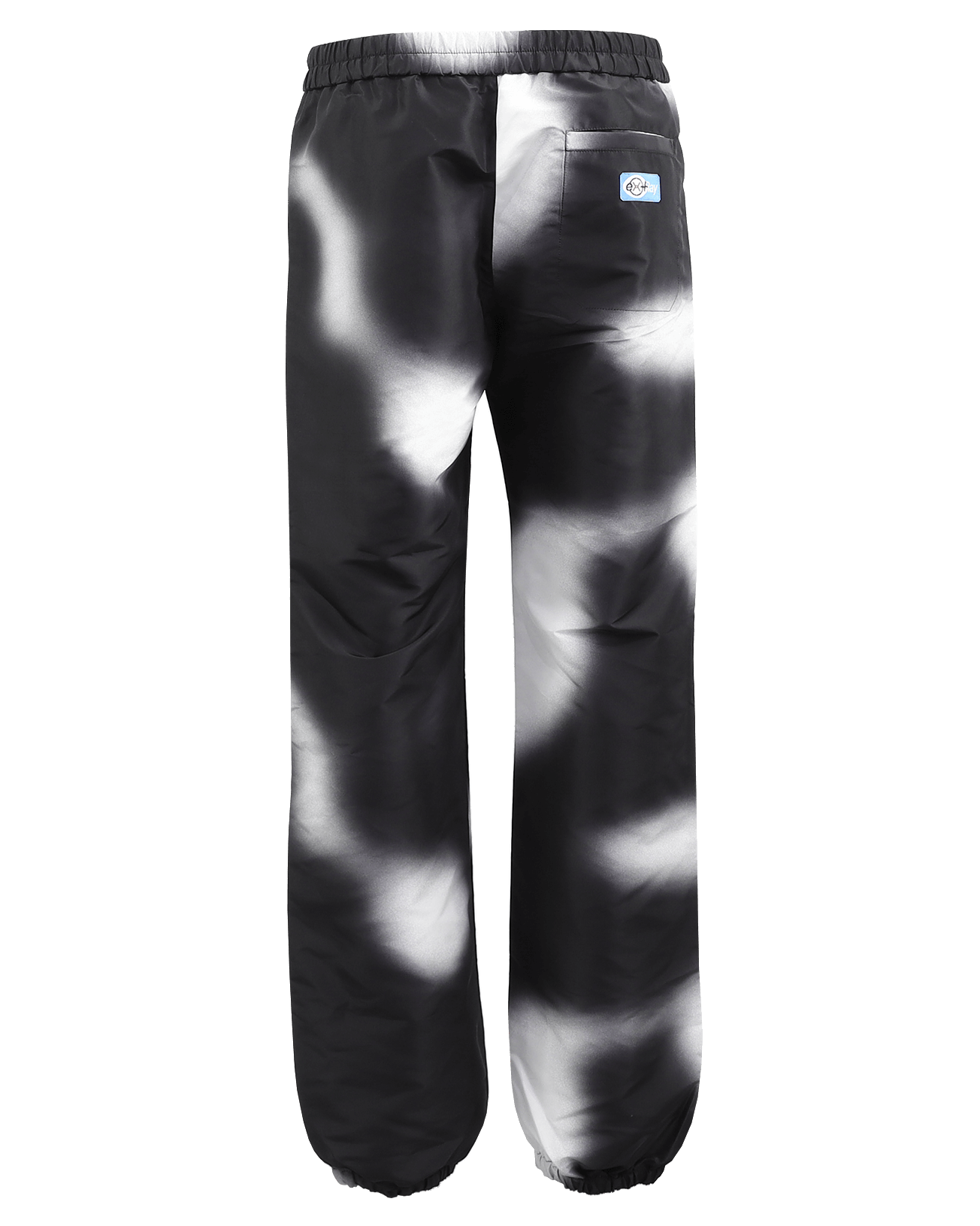 Heren Aop Blur Spray Trackpant Zwart