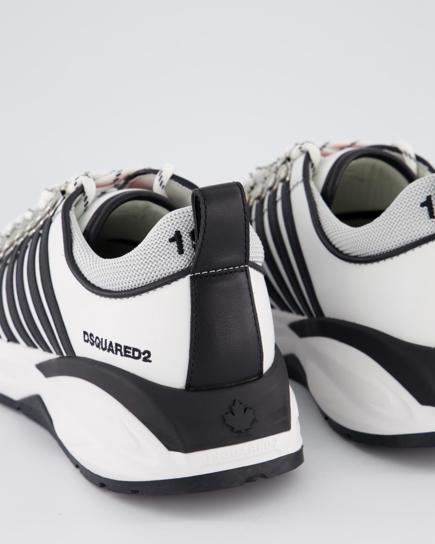 Heren Dash Sneaker Wit/Zwart