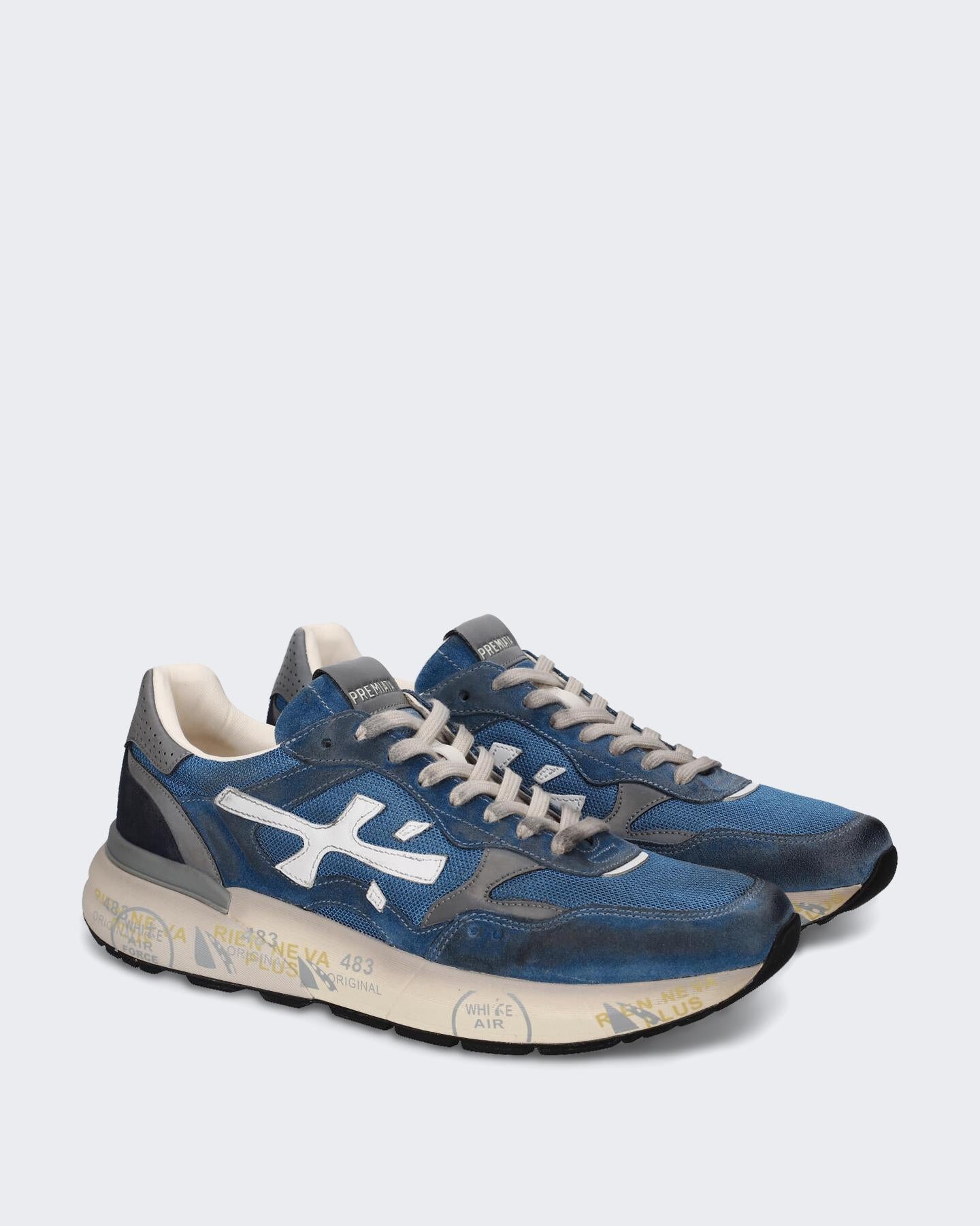 Heren Mick Sneaker Blauw