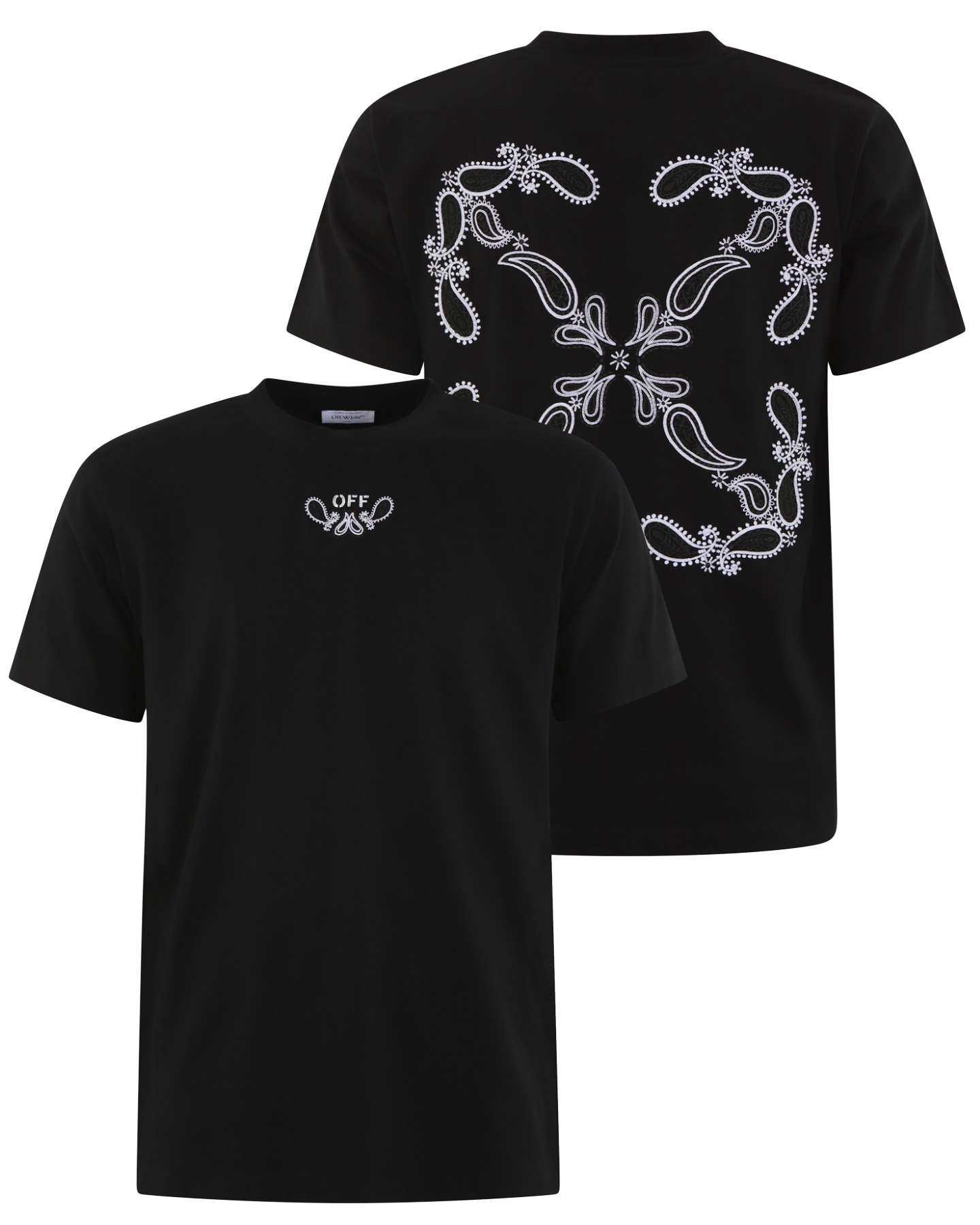 Heren Bandana Arrow T-Shirt Zwart