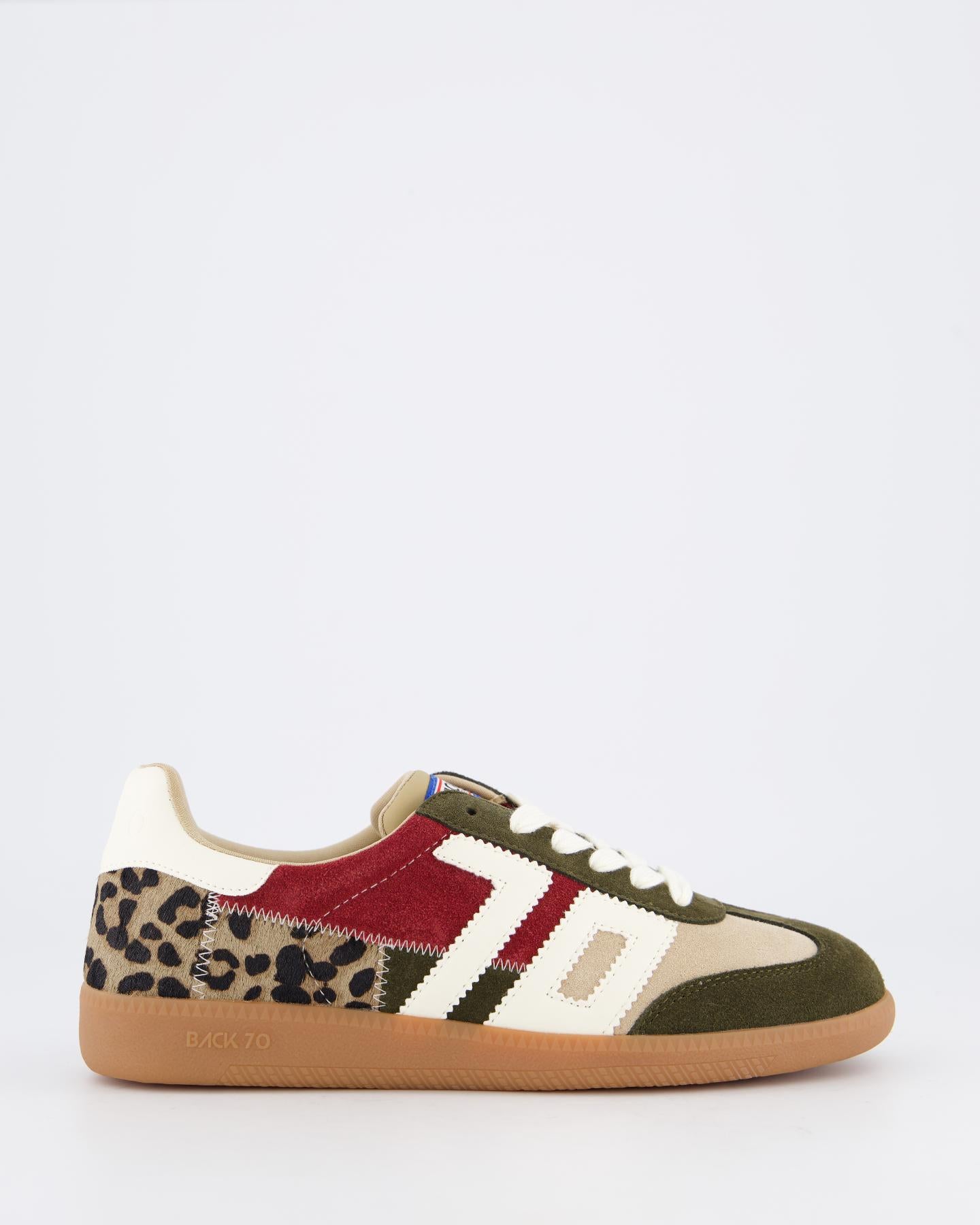 Dames Squid Olive Suede Mix