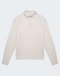 Herren Supima Polo Zip Collar L/S — huidige kleur