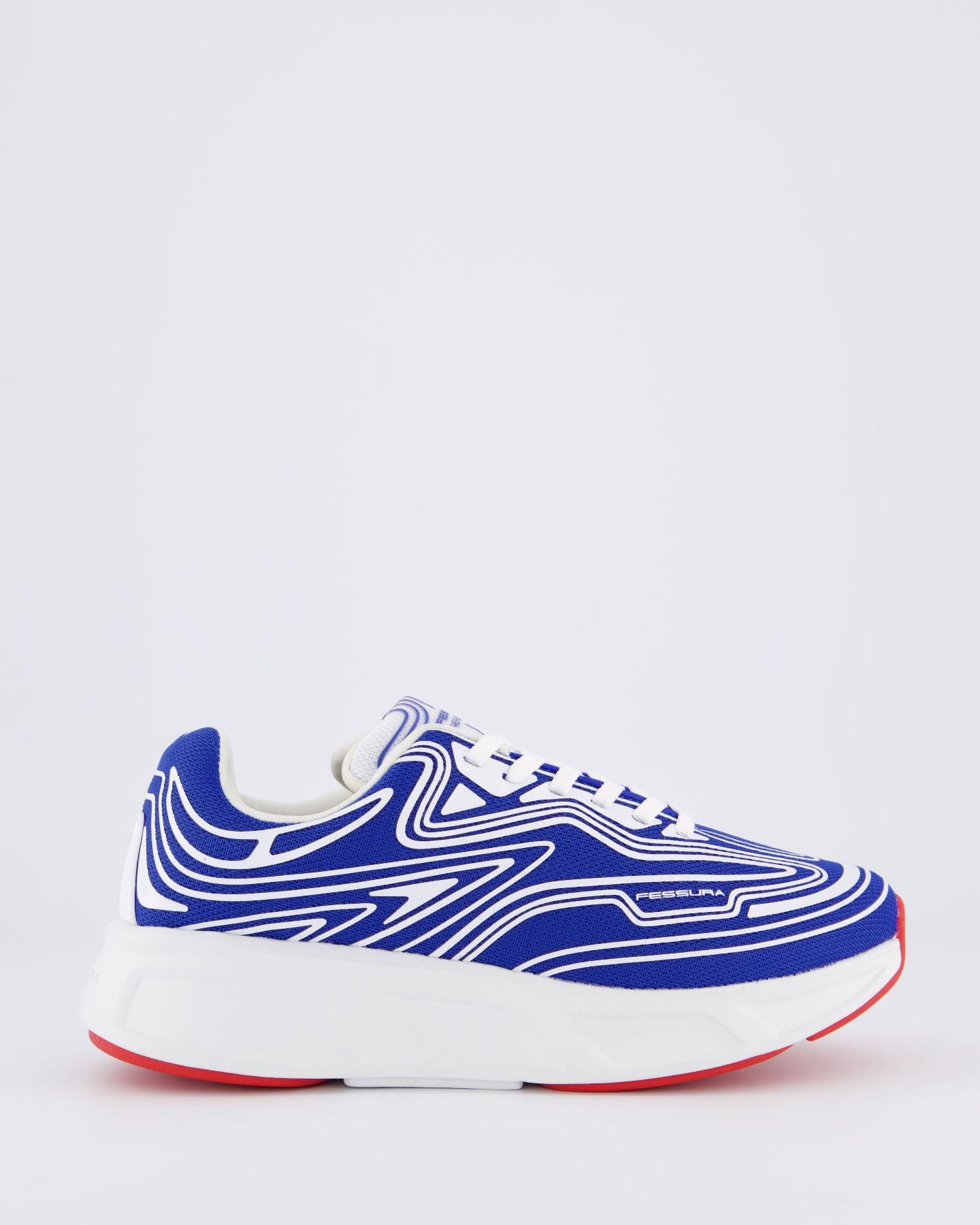 Dames Runflex Sneaker Blauw/Wit