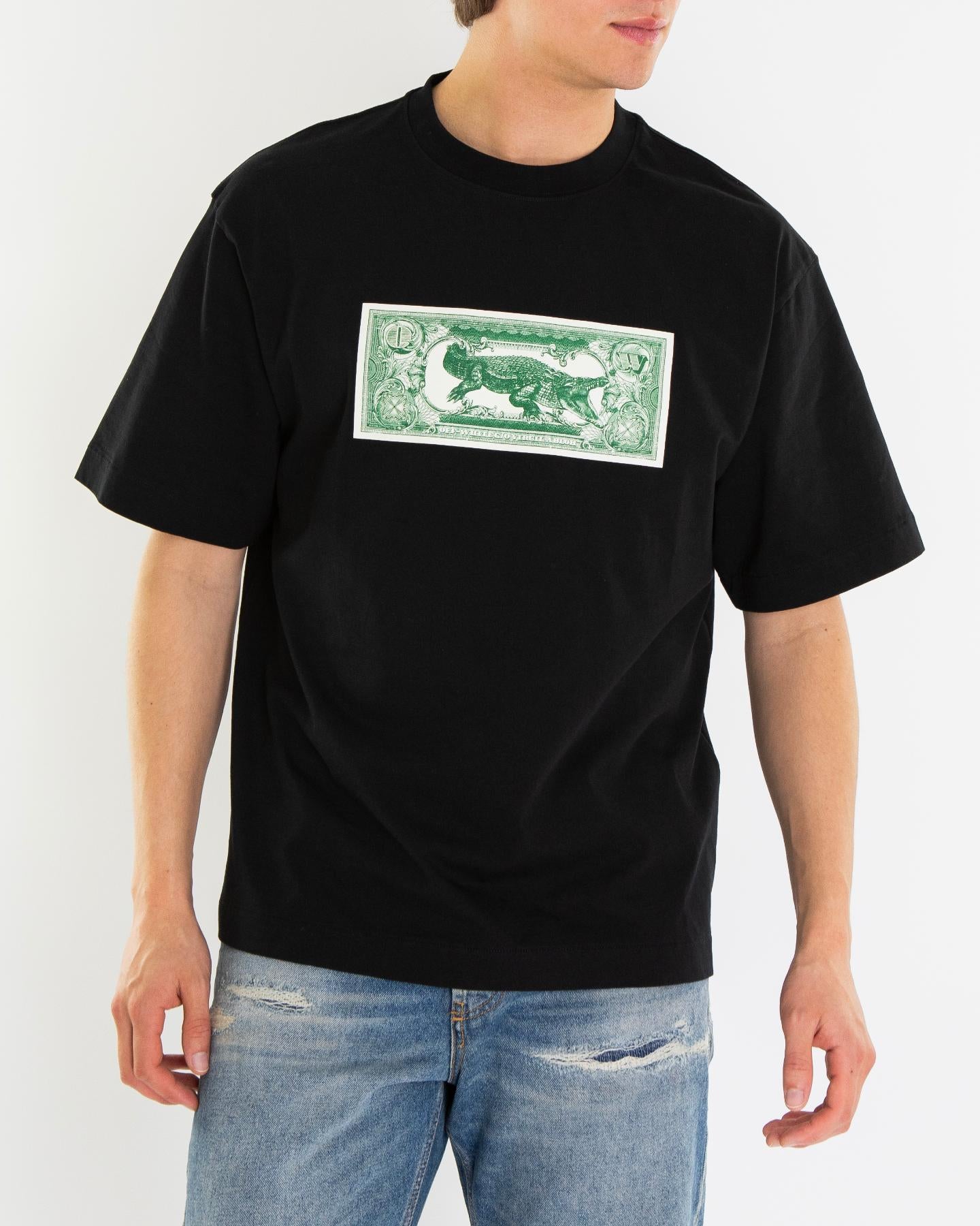 Heren Banknote Arrow T-Shirt Zwart