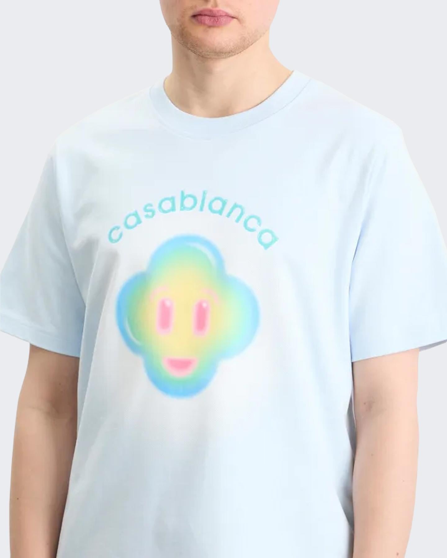 Heren Airbrush Smiley T-Shirt