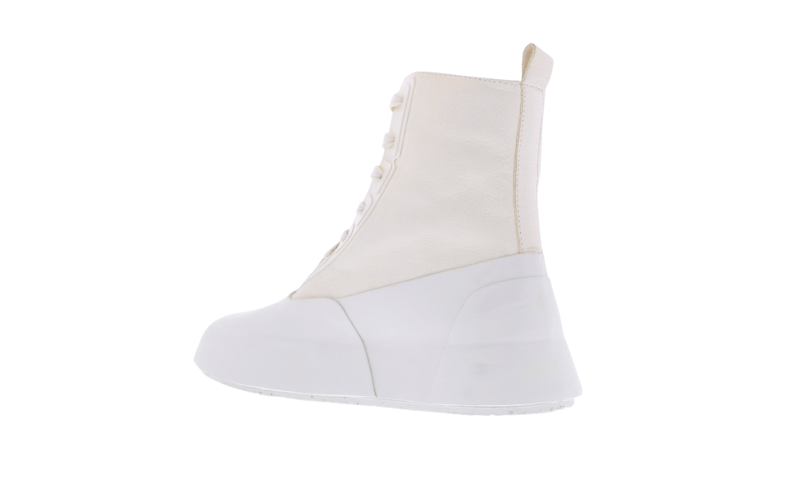 Heren Leather Mix Hi-Top Sneaker Off
